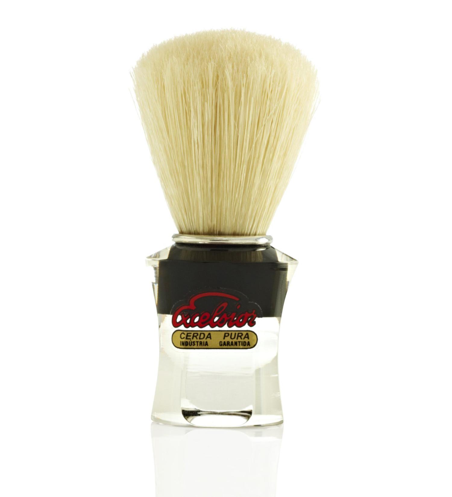 610 Pure Bristle Shaving Brush Black