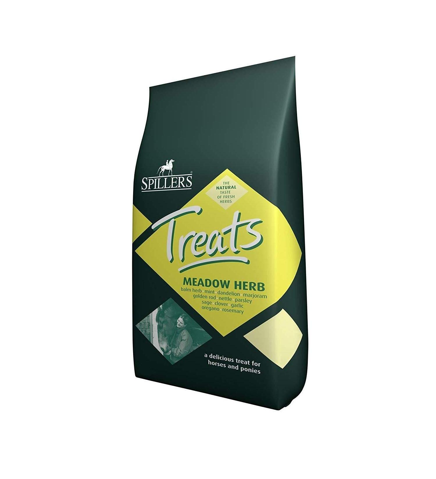 SPILLERS Meadow Herb Horse Treats 3.5kg - Delicious Treat to Reward Horses and Ponies - Fresh Herbal Flavoured Horse Treats