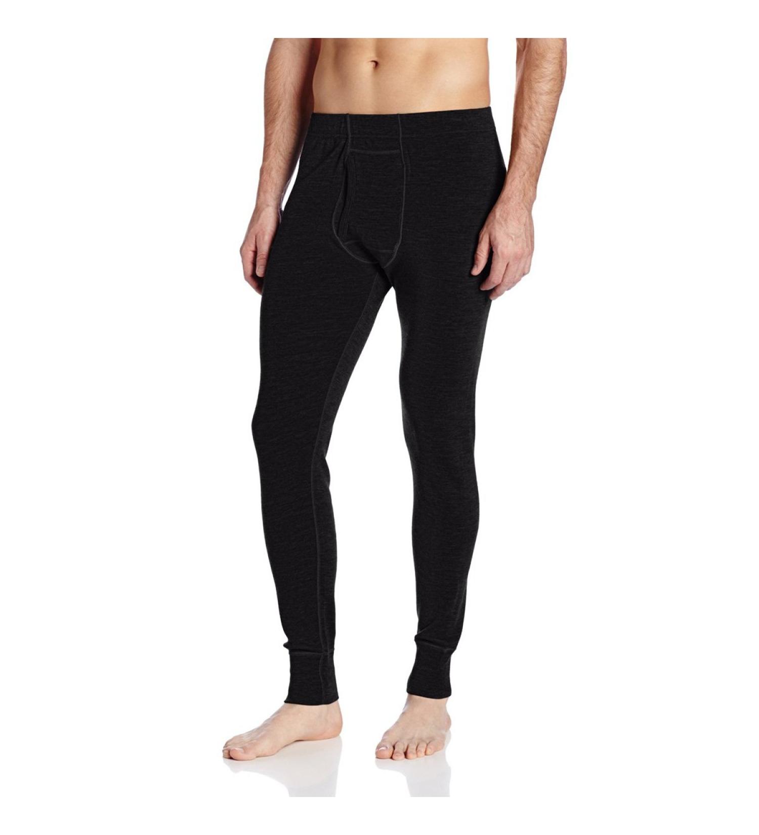 Minus33 Kancamagus Men's Merino Wool Base Layer Pants - Black Thermal Long Johns - Buy Online on GoSupps.com