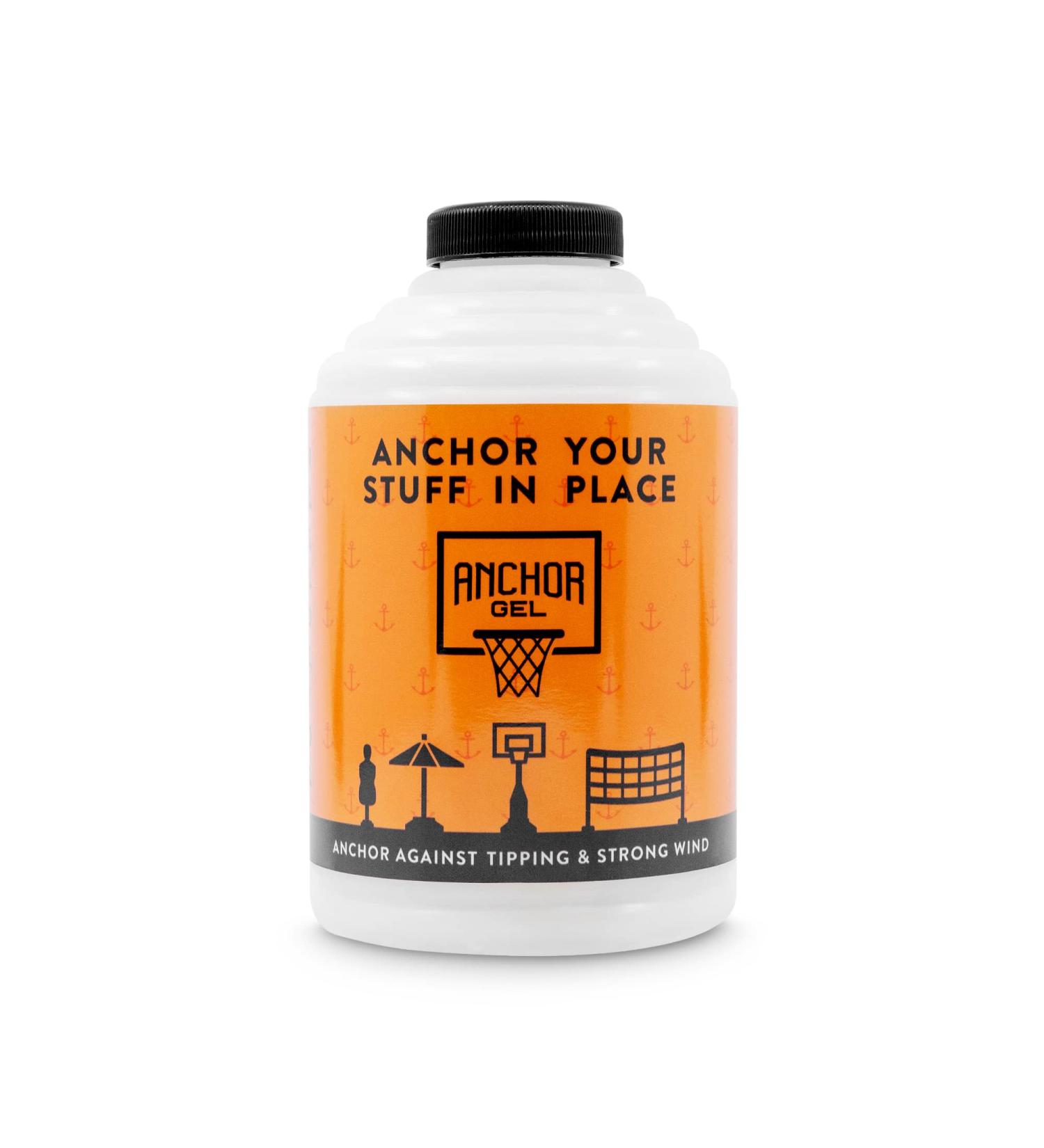 AnchorGel Polymer - 16 oz Replacement for Sand Bags, Keeps Basketball Hoops and Patio Umbrellas Stable, More Effective Than Water - Buy Online on GoSupps.com