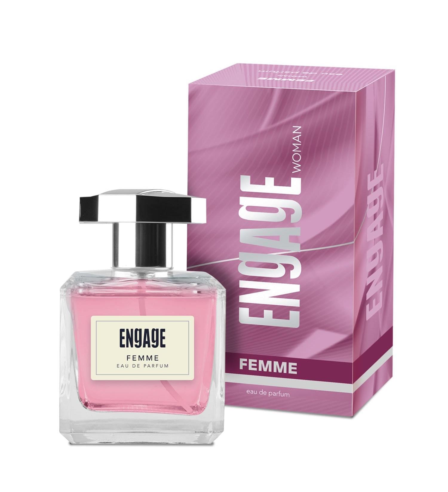 E_ngage Femme Eau De Parfum for Women Citrus and Floral Fragrance Scent Skin Friendly Perfume for Women 100ml - Buy Online on GoSupps.com