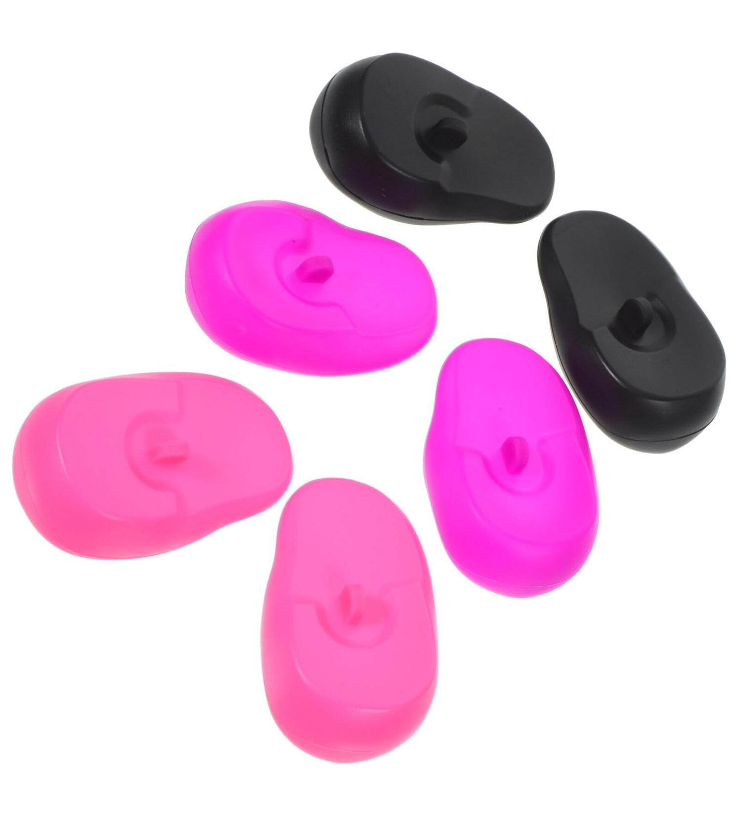 Hairdressing Ear Cover - 3 Pairs Waterproof Silicone Earmuffs for Heat Protection | Hair Dye & Styling Tools - Buy Online on GoSupps.com