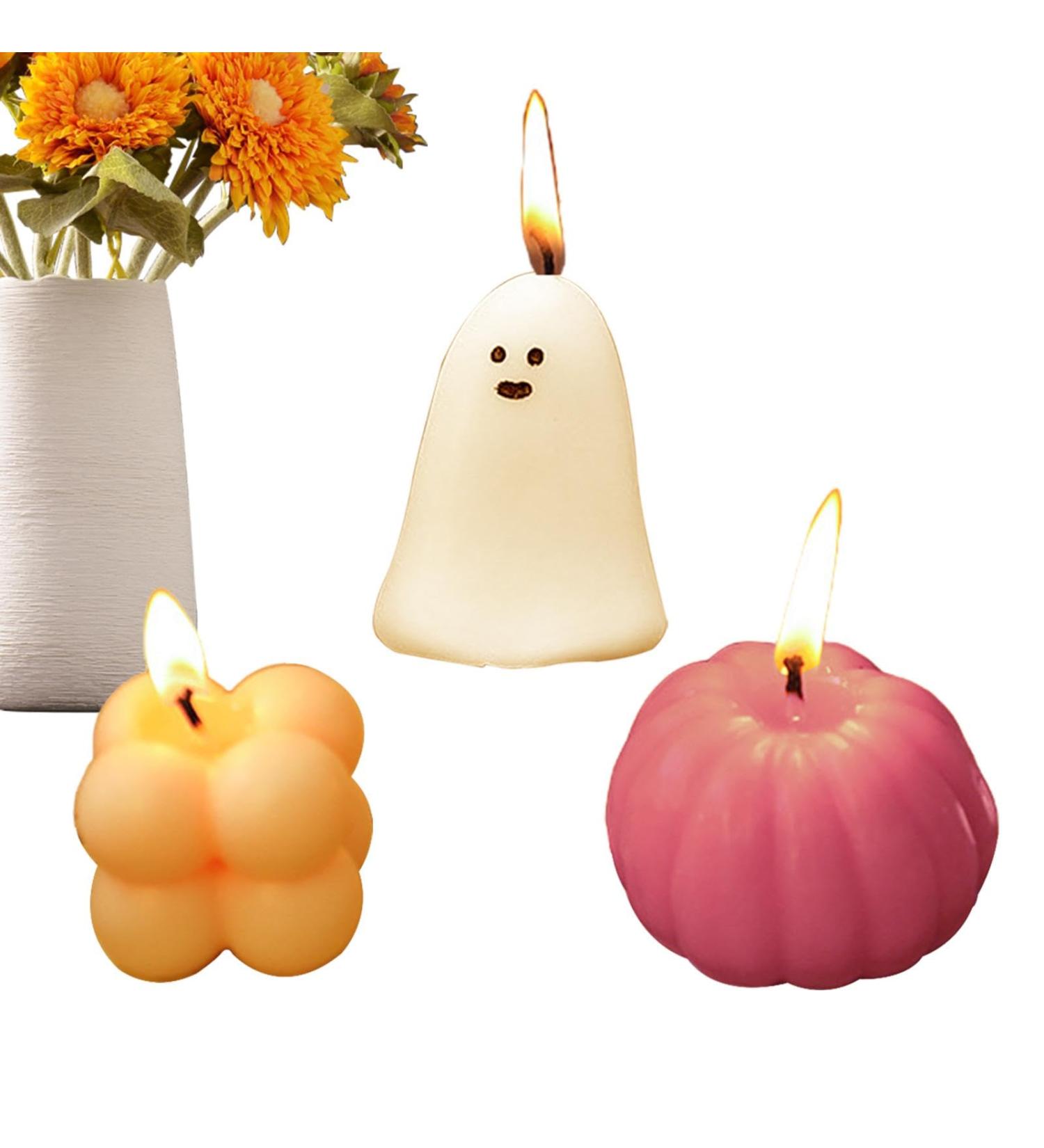 Halloween Cartoon Shape Scented Candle Set | Natural Aromatherapy Wax | Perfect for Halloween Parties - Buy Online on GoSupps.com