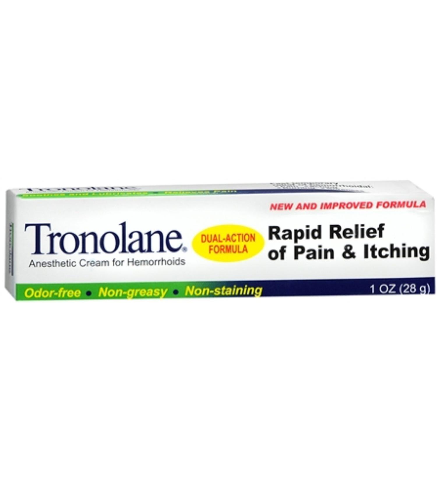TRONOLANE Hemorrhoid Cream - 1 Oz.
