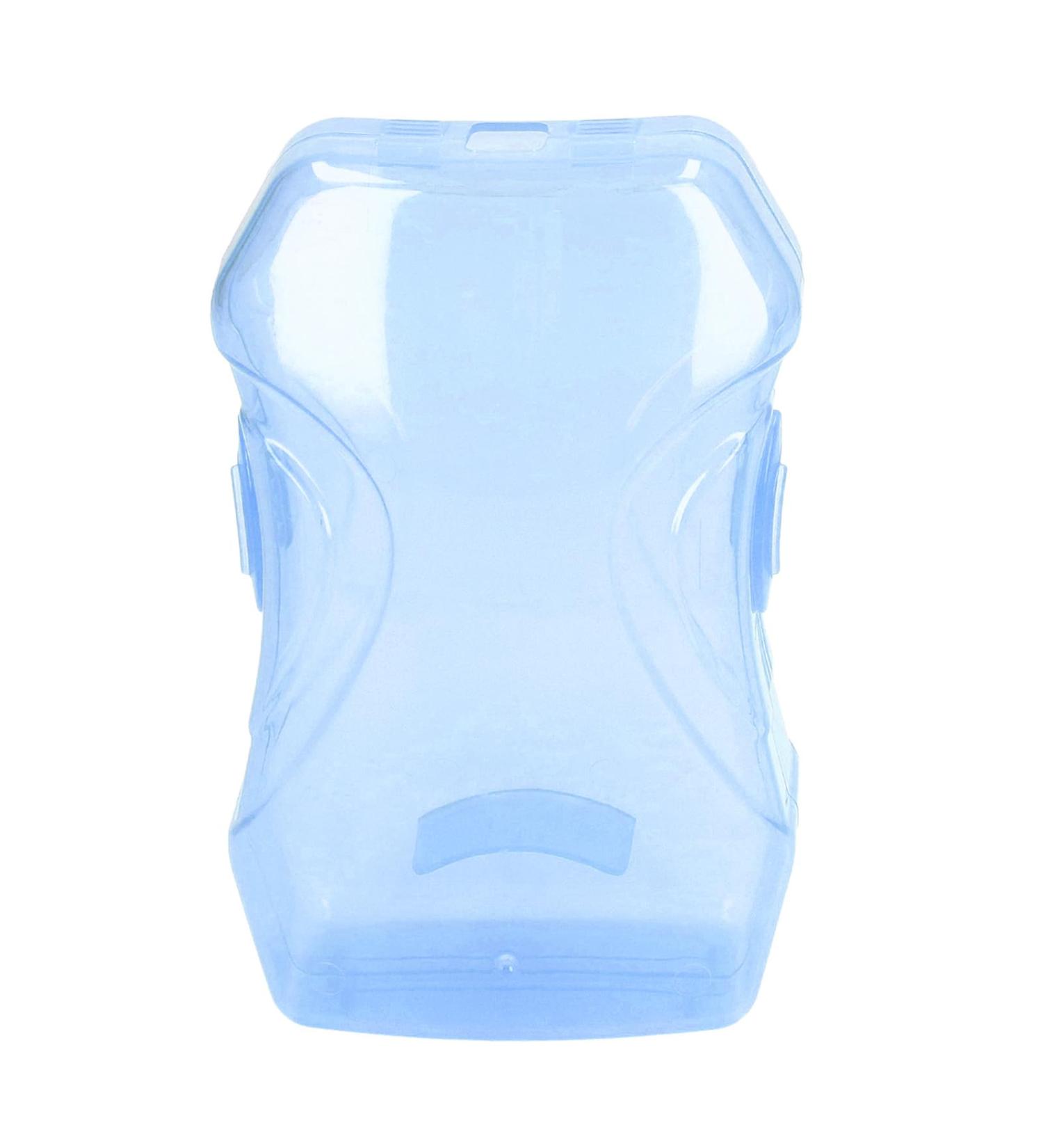 Original Squeeze-Proof Food Bag Holder for Toddlers - Blue | International Shipping Available - Buy Online on GoSupps.com