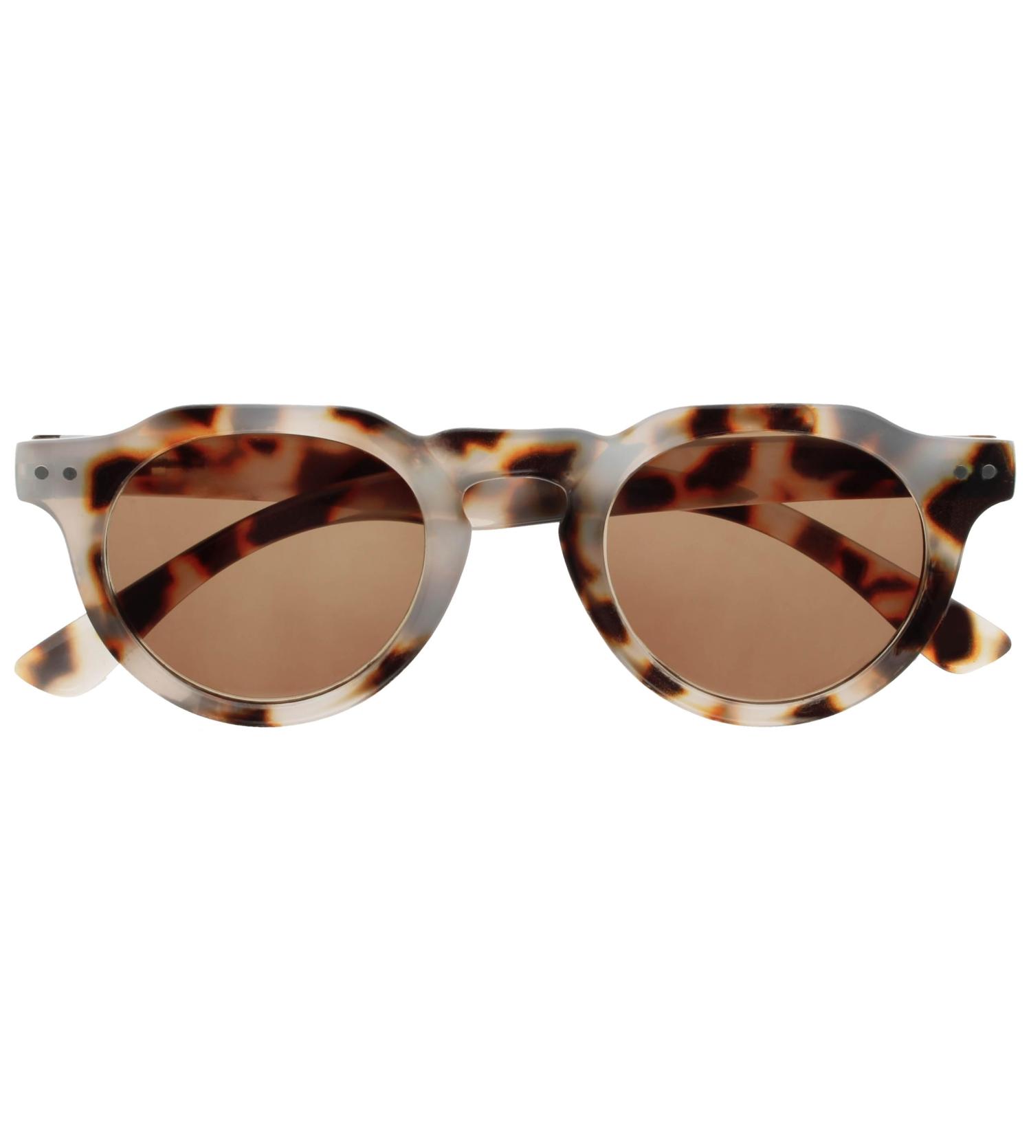 Opulize Rio UV400 Sun Reading Glasses - Glossy Light Brown Tortoise Frame for Men & Women - Spring Hinges - S53-1 +1.00 Dioptre - Buy Online on GoSupps.com