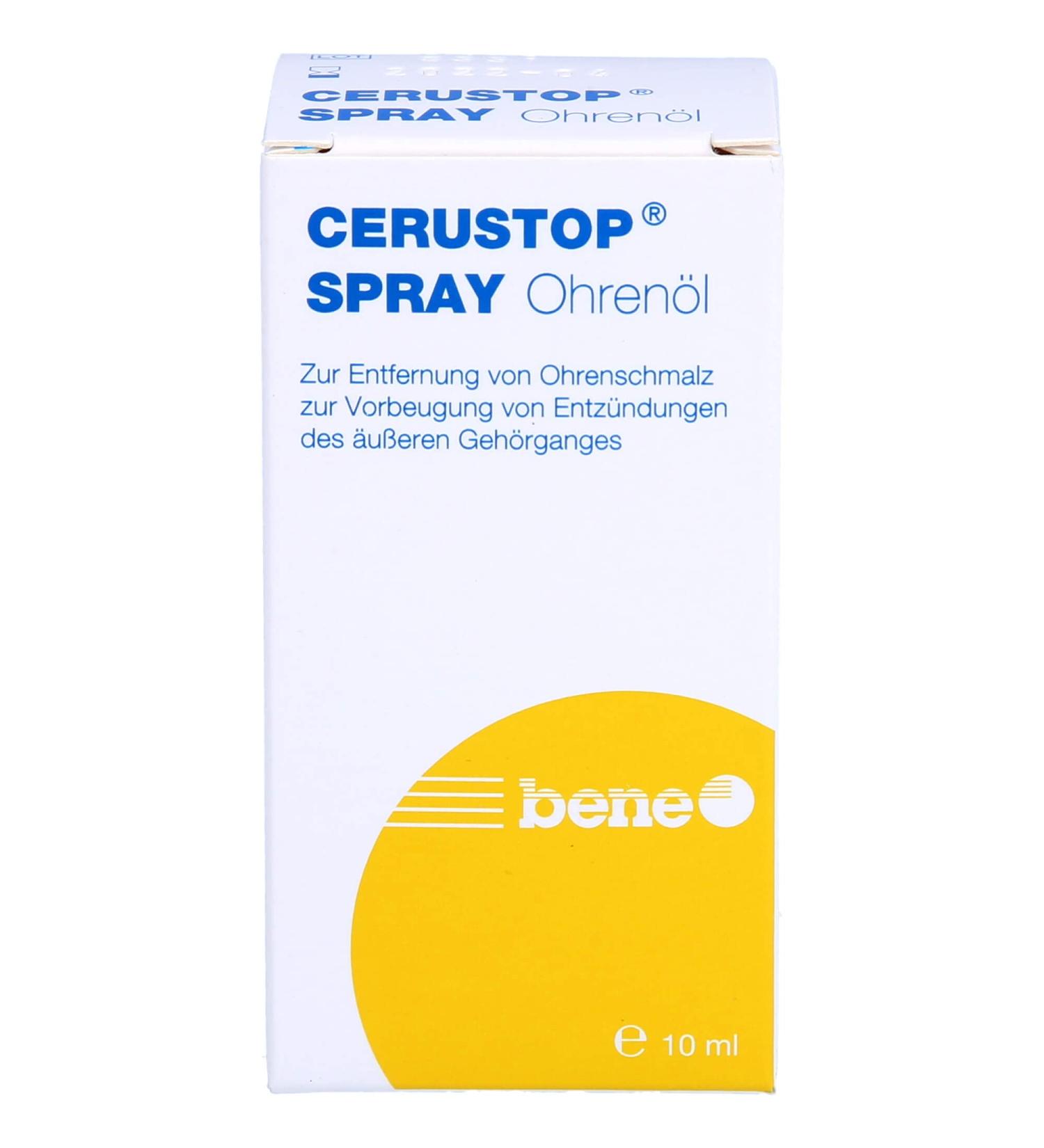 Cerustop Ear Spray 10 ml | Effective Earwax Relief | Fast International Shipping - Buy Online on GoSupps.com
