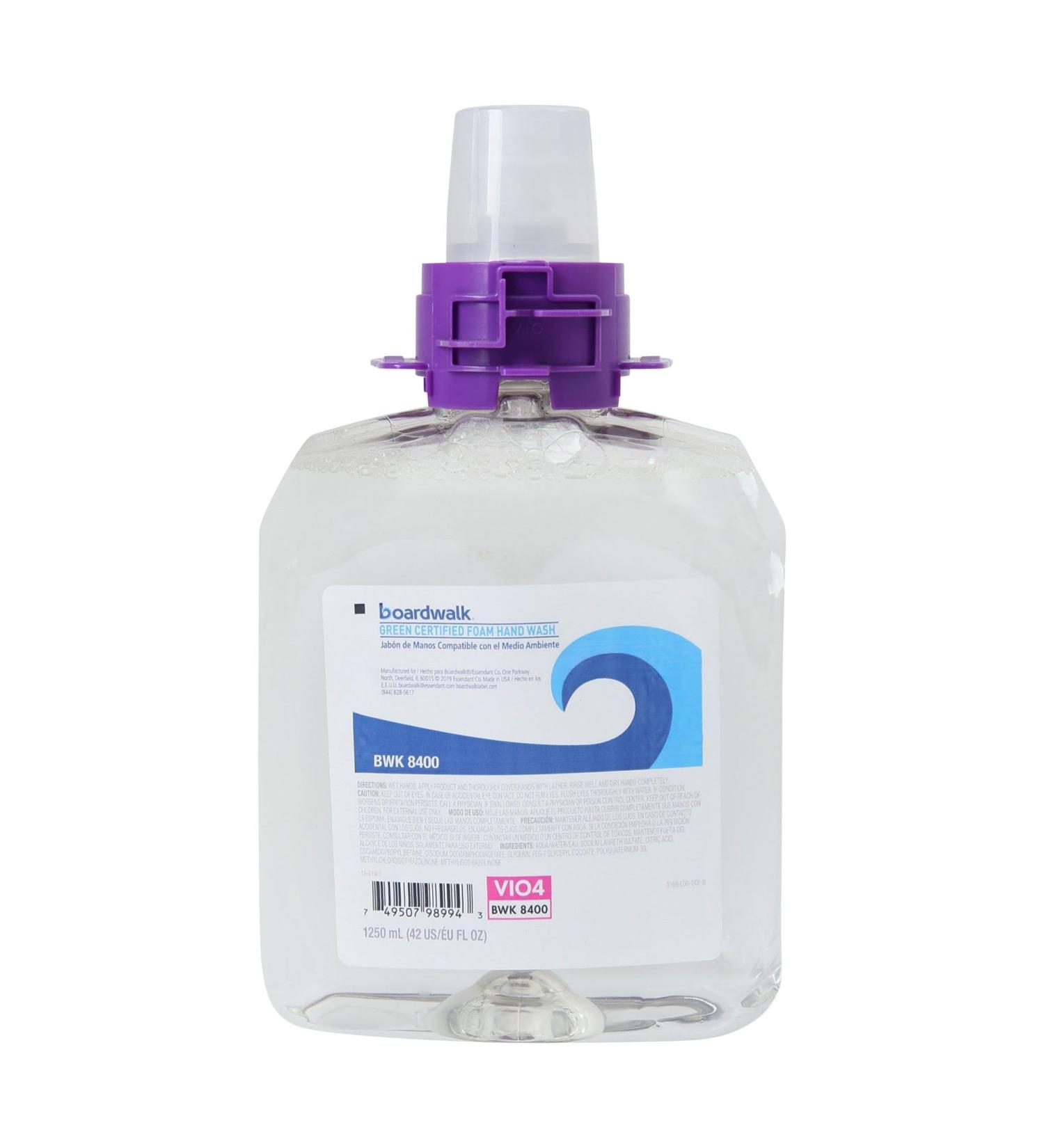 Buy Boardwalk 6165-04-GCE00VL Green Certified Fragrance-Free Foam Soap Refills - 1250 mL (4/Carton) | Eco-Friendly International Shipping - Buy Online on GoSupps.com