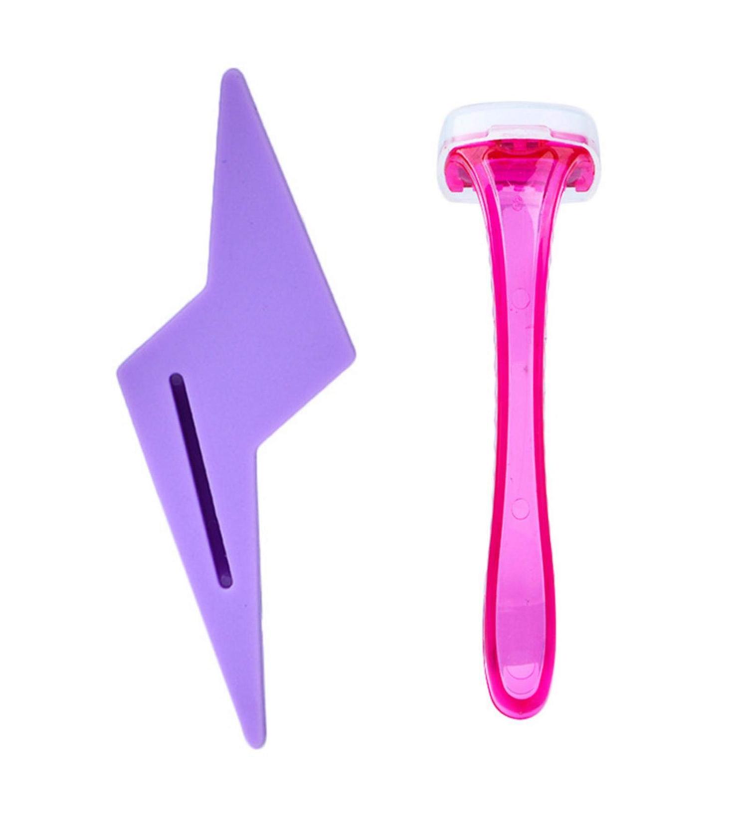 M/L Bikini Trimmer Shaver for Women Hair Shaver Bikini Privates Shaving Stencil Female Privates Area Tool Everywhere Lightning - Buy Online on GoSupps.com