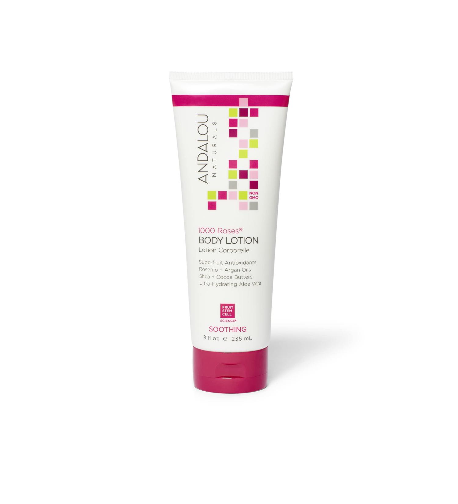 Andalou Naturals 1000 Roses Soothing Body Lotion 8 Fl Oz - Pack of 1 - Buy Online on GoSupps.com