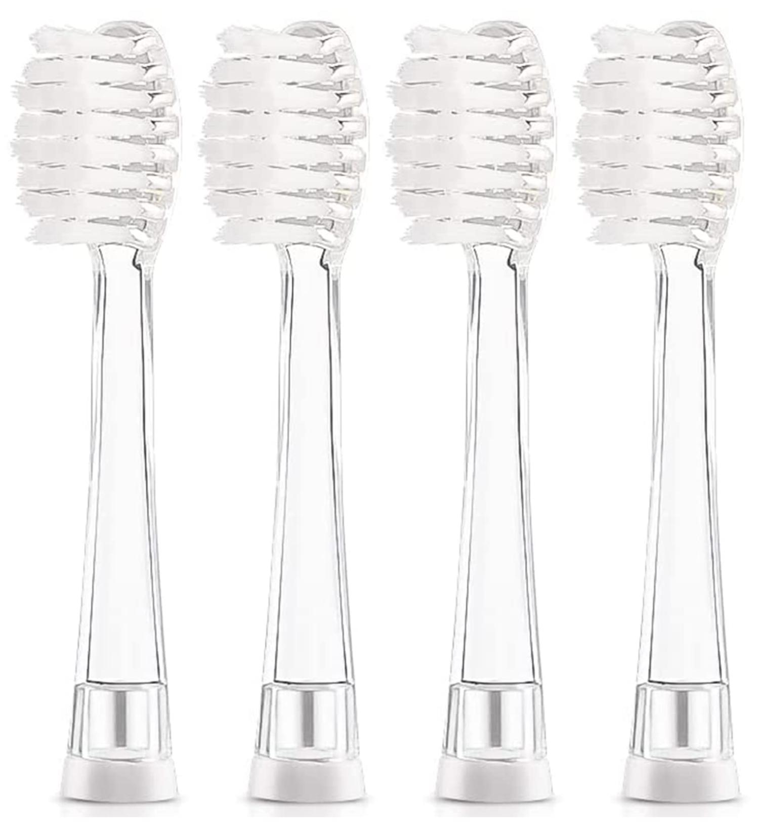 Seago SG977 SGEK6 Kids Electric Toothbrush Replacement Heads - 4 Soft Bristles Big Brush Heads - Buy Online on GoSupps.com
