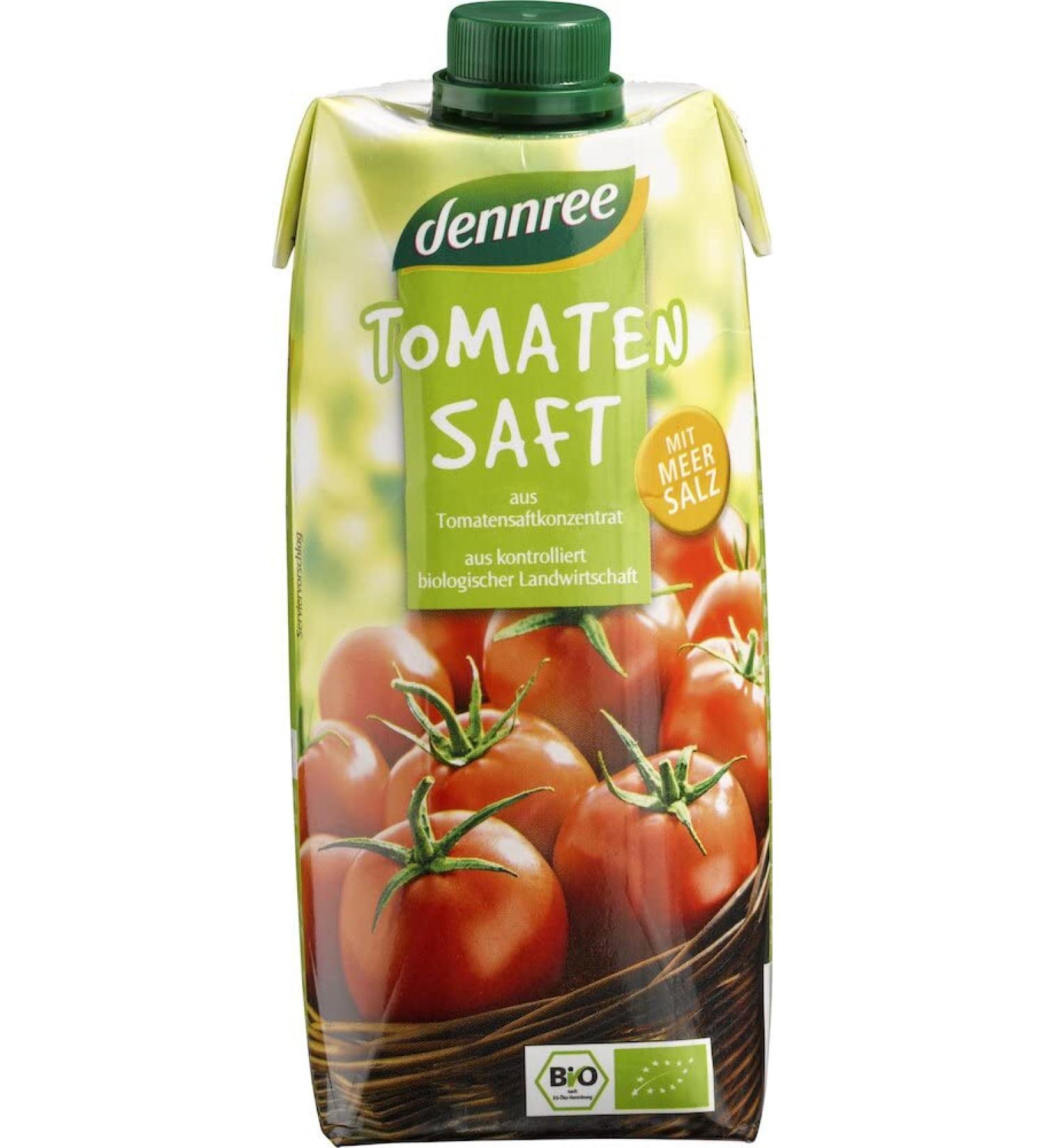 dennree organic tomato juice (6 x 0.50 l) 500 ml (pack of 6)
