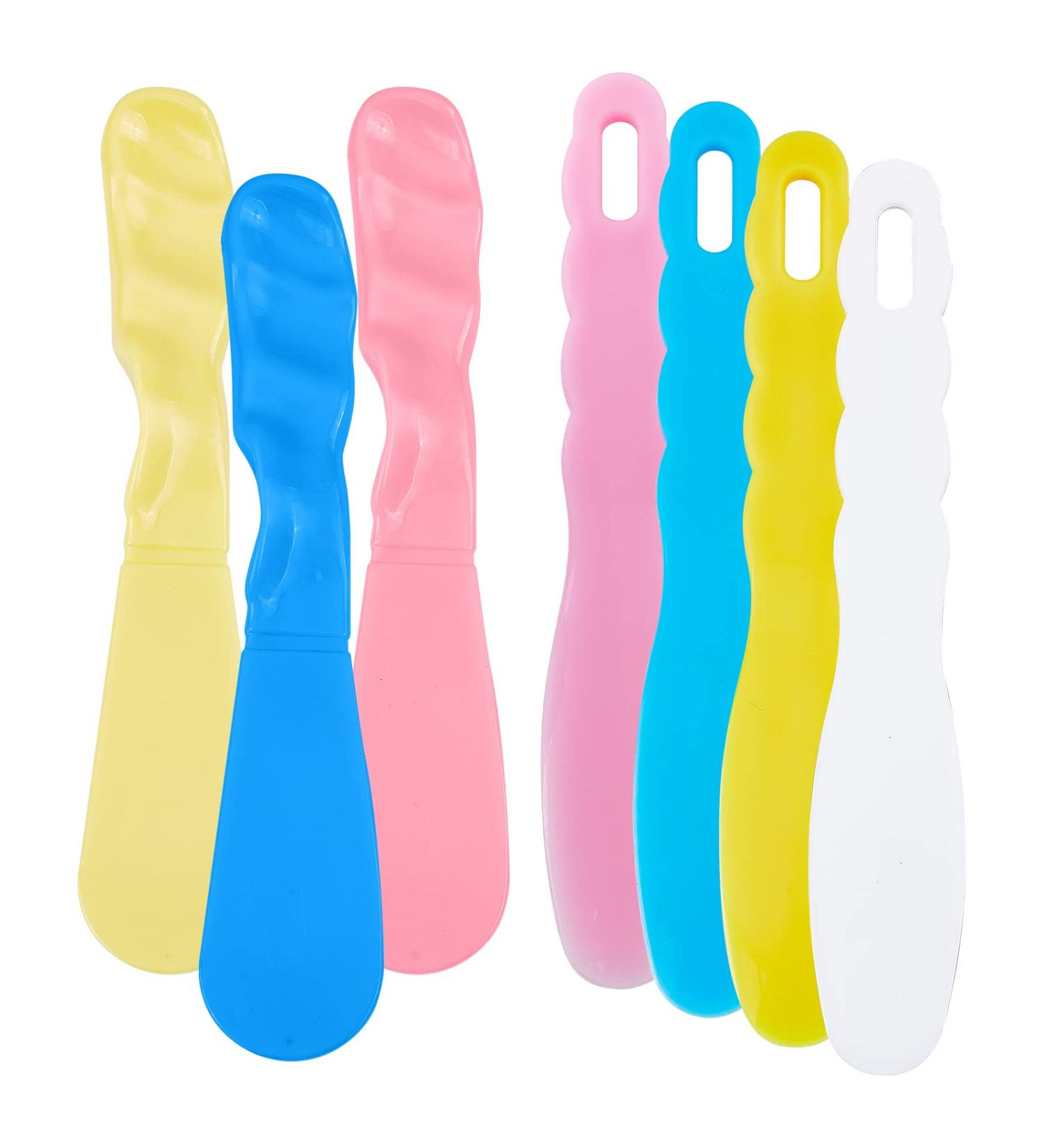 Olycraft 7-Piece Dental Stirring Spatula Set | Plastic Spatula & Tool for Dental Laboratory - Perfect for Plaster & Alginate Mixing - Buy Online on GoSupps.com