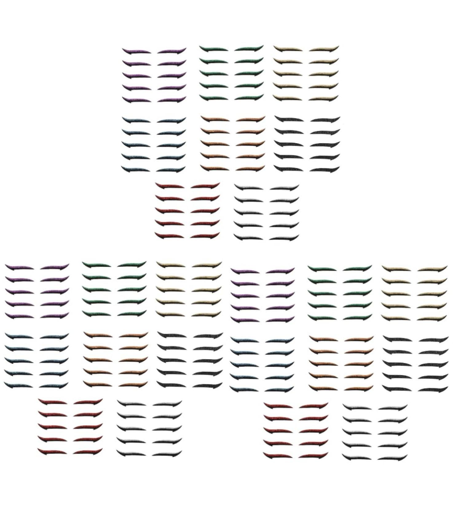  Didiseaon Didiseaon 120 Pairs of Eyeliner Stickers Double Eyelid Stickers Stich Strips Double Eyelid Stickers Eye Shadow Stickers Glitter Eyelid Stickers - Buy Online on GoSupps.com
