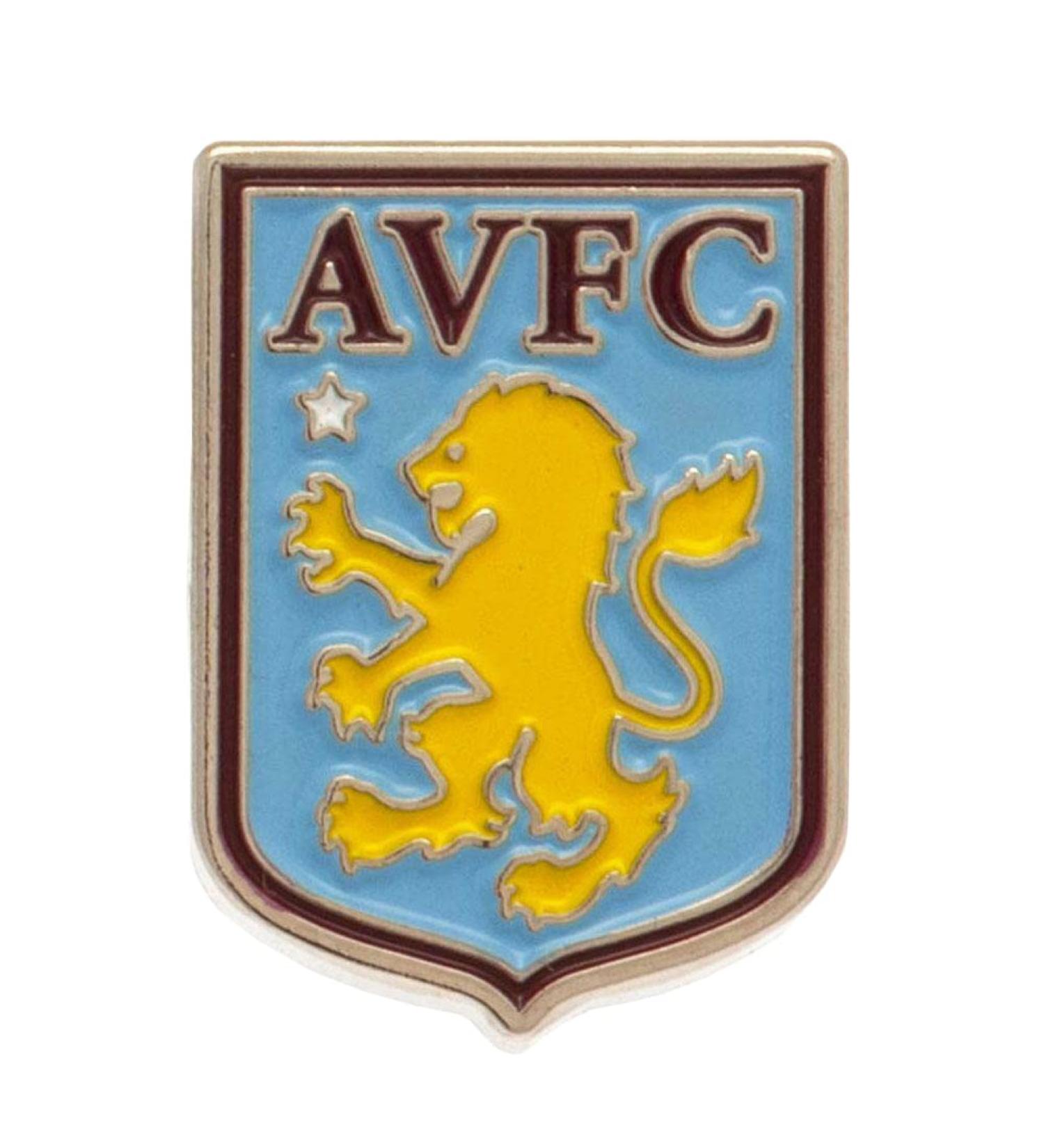Aston Villa FC Crest Badge Burgundy One Size