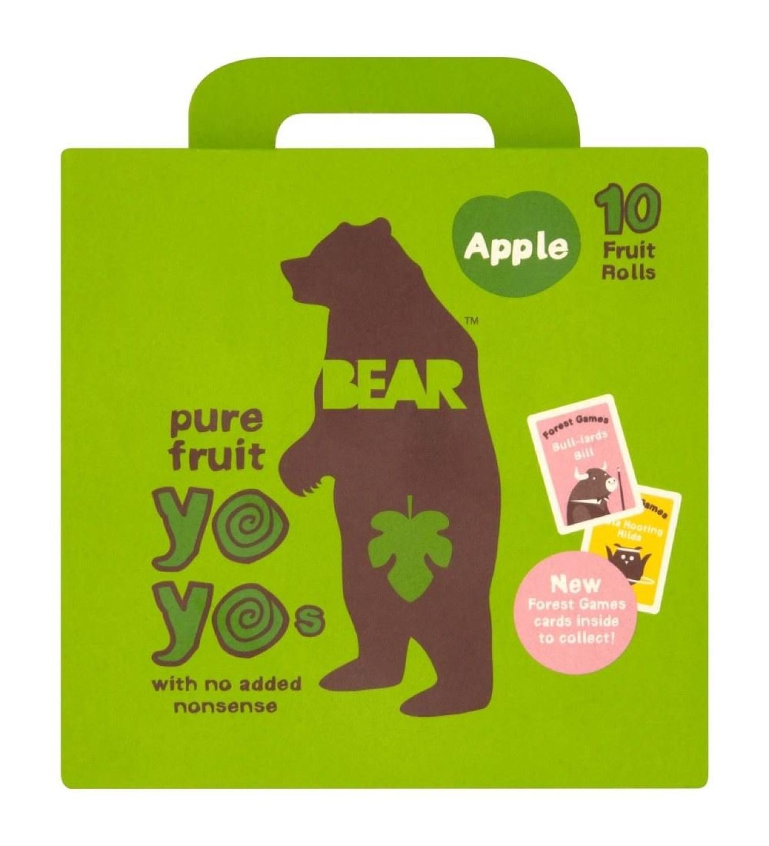 BEAR Keep Pure Fruit Yo Yos from Apple (5x20g) - Pack of 2