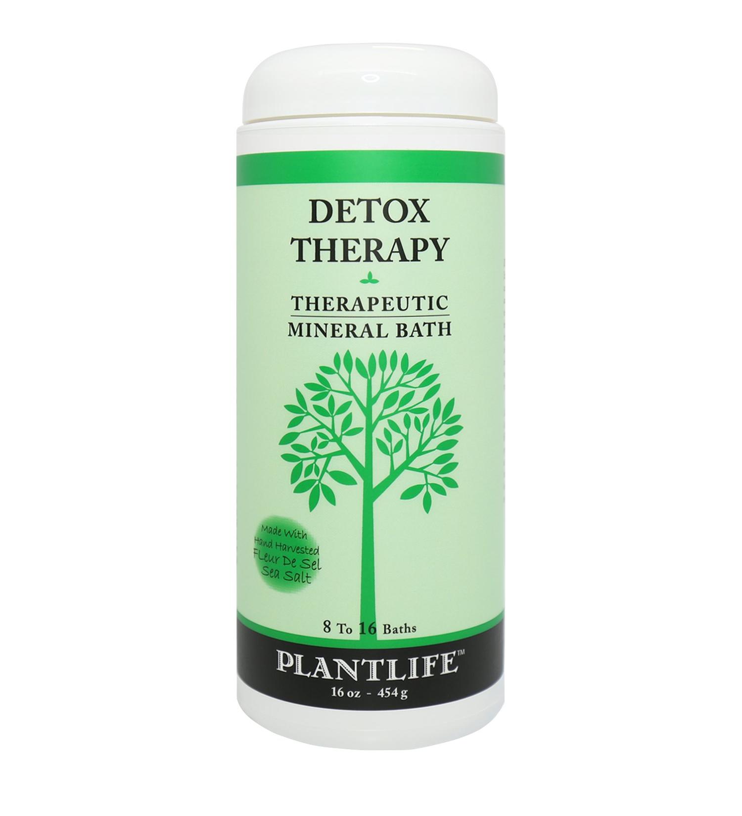 Plantlife Detox Therapy Bath Salts - Natural Aromatherapy for Balance, Calm, and Tension Release - 16 oz, Made in California - Buy Online on GoSupps.com
