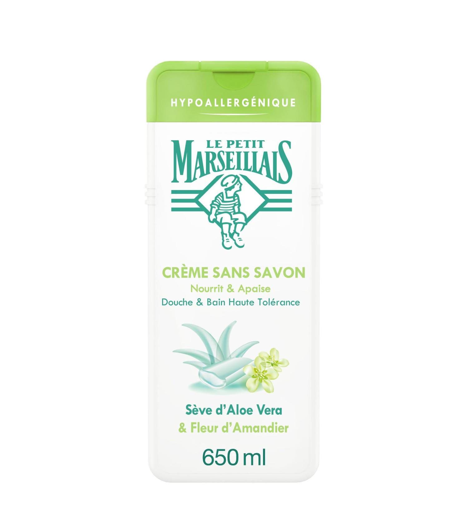  Le Petit Marseillais Le Petit Marseillais Hypoallergenic Shower Gel with Aloe Blossom and Almond Blossom 650 ml - Buy Online on GoSupps.com
