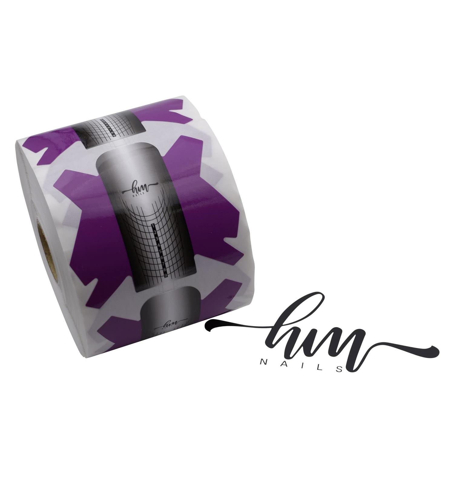 Buy Hm Nails 500 Nail Extension Templates - Premium Quality Glue Roll & Sticker Paper for Acrylic & UV Gel Extensions - Buy Online on GoSupps.com