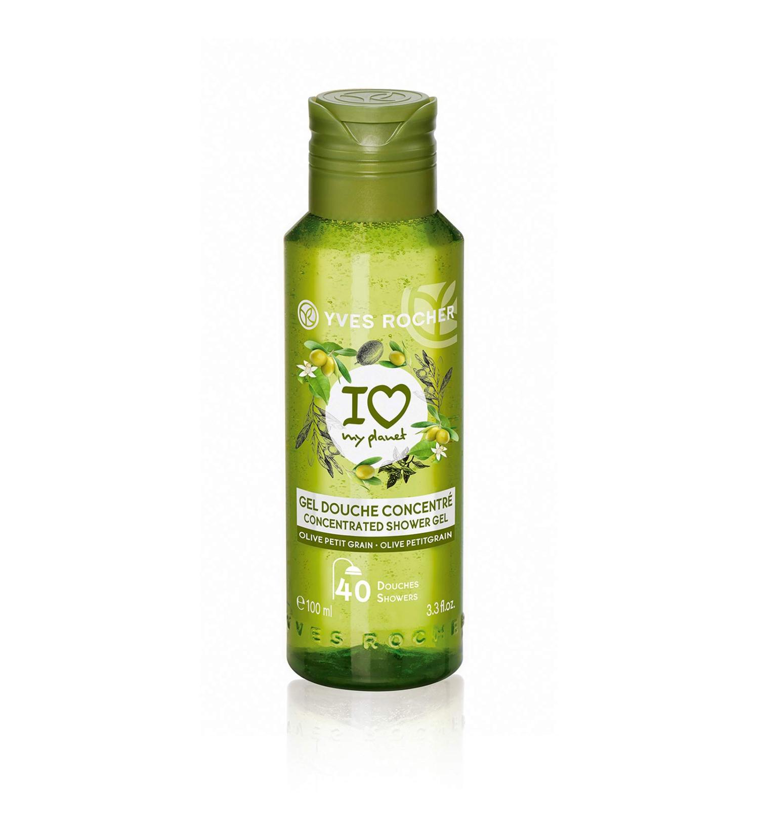 Yves Rocher Olive Petitgrain Concentrated Shower Gel 100ml - Luxurious Hydration for All Skin Types | International Shipping Available - Buy Online on GoSupps.com