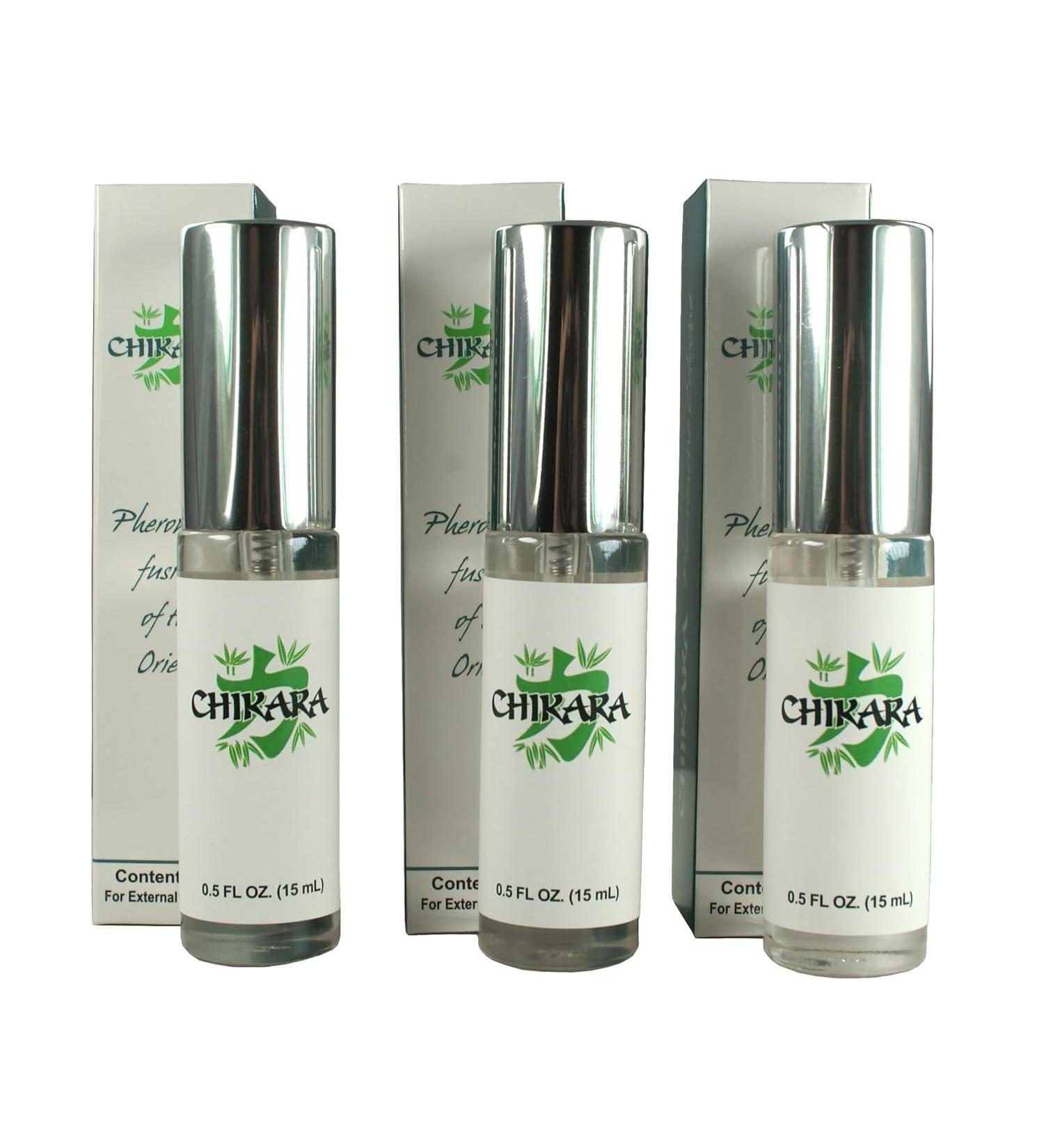 Chikara Pheromone Cologne for Men High Concentration Pheromone Spray Mens Pheromones Cologne to Attract Women Long Lasting Cologne Pheromones for Men (15 ML) - 3 Pack 0.5 Fl Oz (Pack of 3) - Buy Online on GoSupps.com