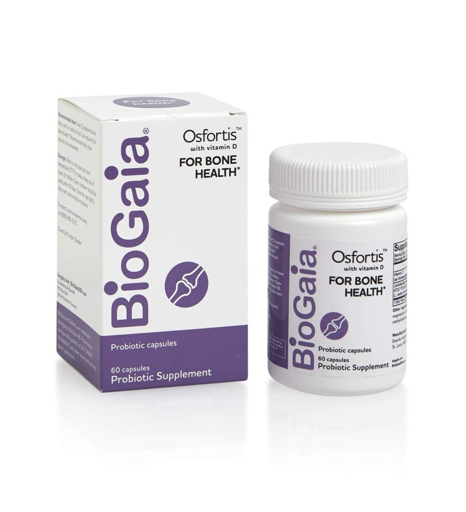 BioGaia Osfortis Vitamin D 60 Capsules - Boost Immunity & Bone Health - Buy Online on GoSupps.com