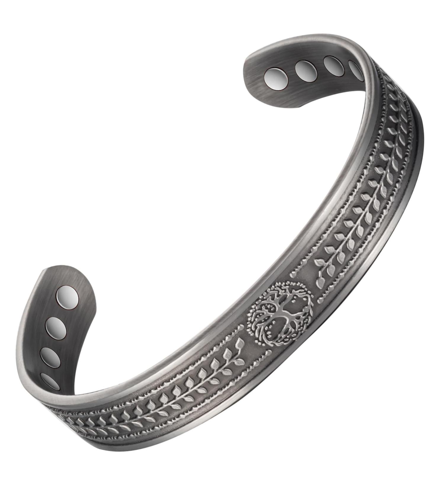 Buy Enermagix Magnetic Copper Bracelets for Men & Women | 99.9% Solid Copper & Powerful 3529 Gauss Magnets - International Shipping Available - Buy Online on GoSupps.com