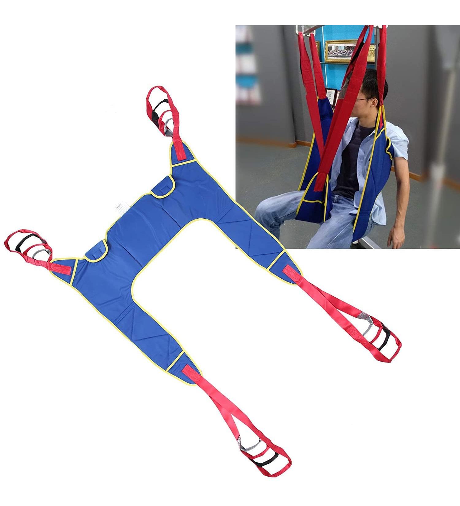 Patient Lift Sling Elderly Sitting Transfer Belt Lift Sling Divided Leg Sling with Head Support Reusable Universal Transfer Belt Patient Elderly Sitting Transfer Belt Lift Sling - Buy Online on GoSupps.com