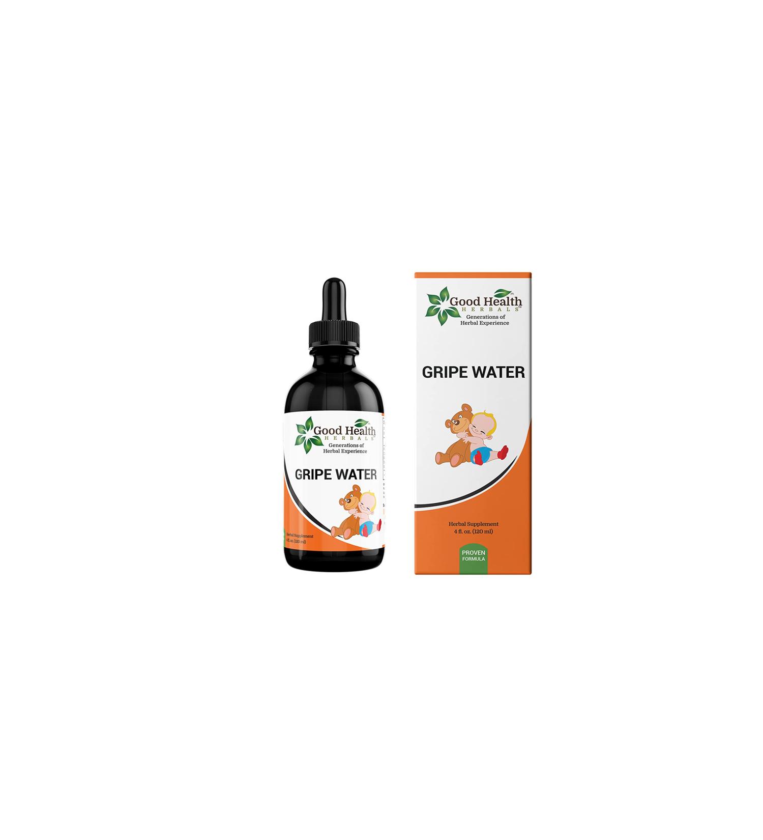 Good health Herbals Gripe Water Eases Infant Colic  Hiccup  Gas Relief  Stomach Discomfort. Free from Dyes  Parabens  Preservatives. (4oz.) - Buy Online on GoSupps.com