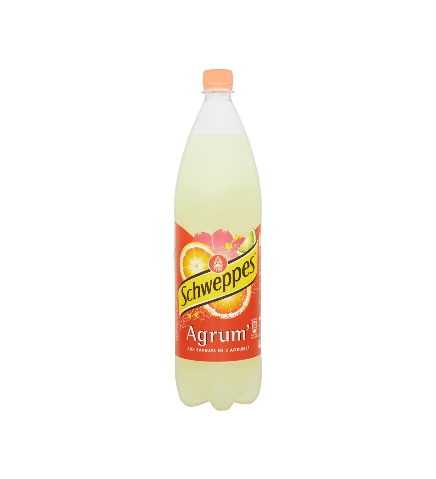 Schweppes Agrum Soda 1.5 L - Pack of 6 - Buy Online on GoSupps.com