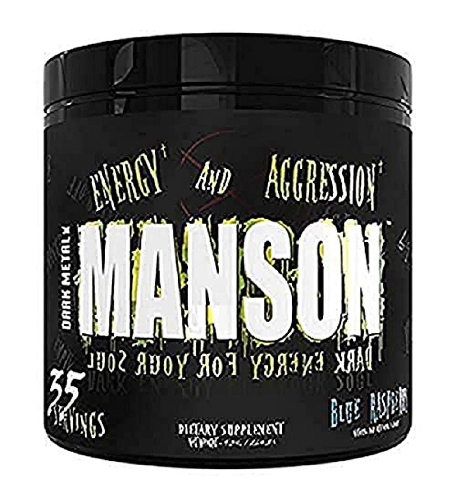 Dark Metal Manson, Blue Raspberry, 0.75 Pound Blue Raspberry 12 Ounce (Pack of 1) - Buy Online on GoSupps.com