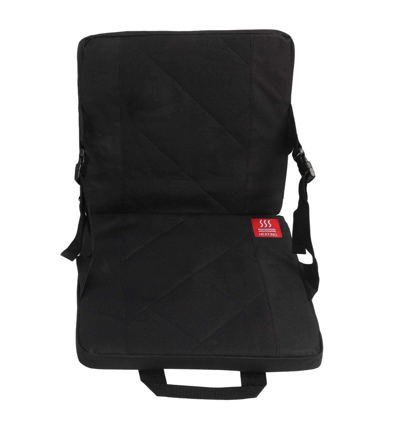 Heated Seat Cushion for Backrest - Waterproof Breathable 3 Temperature Levels Portable & Foldable for Camping & Outdoors - Buy Online on GoSupps.com