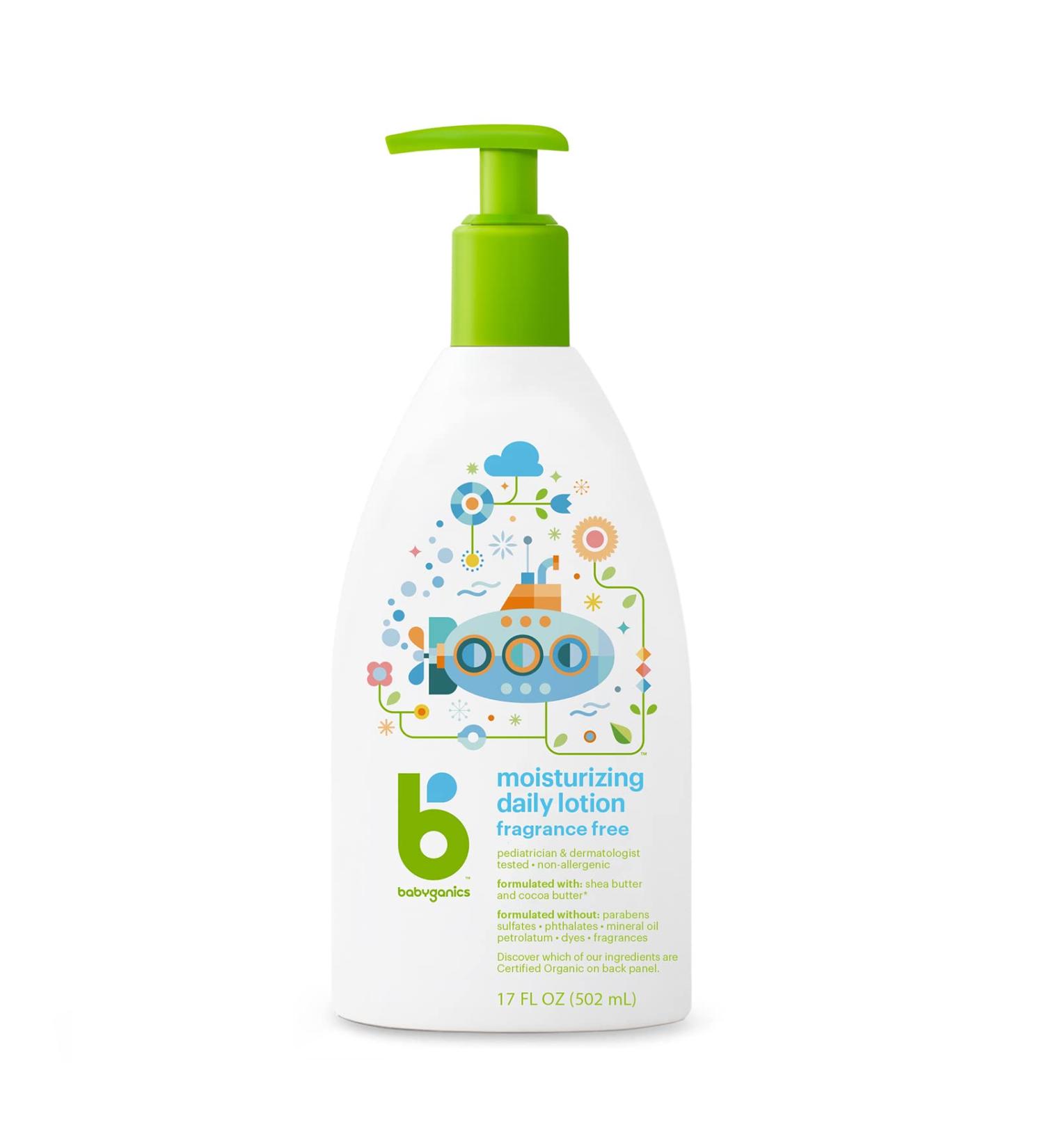 Buy Babyganics Moisturizing Daily Lotion Fragrance Free - 17 oz for Soft & Hydrated Skin | International Shipping Available - Buy Online on GoSupps.com