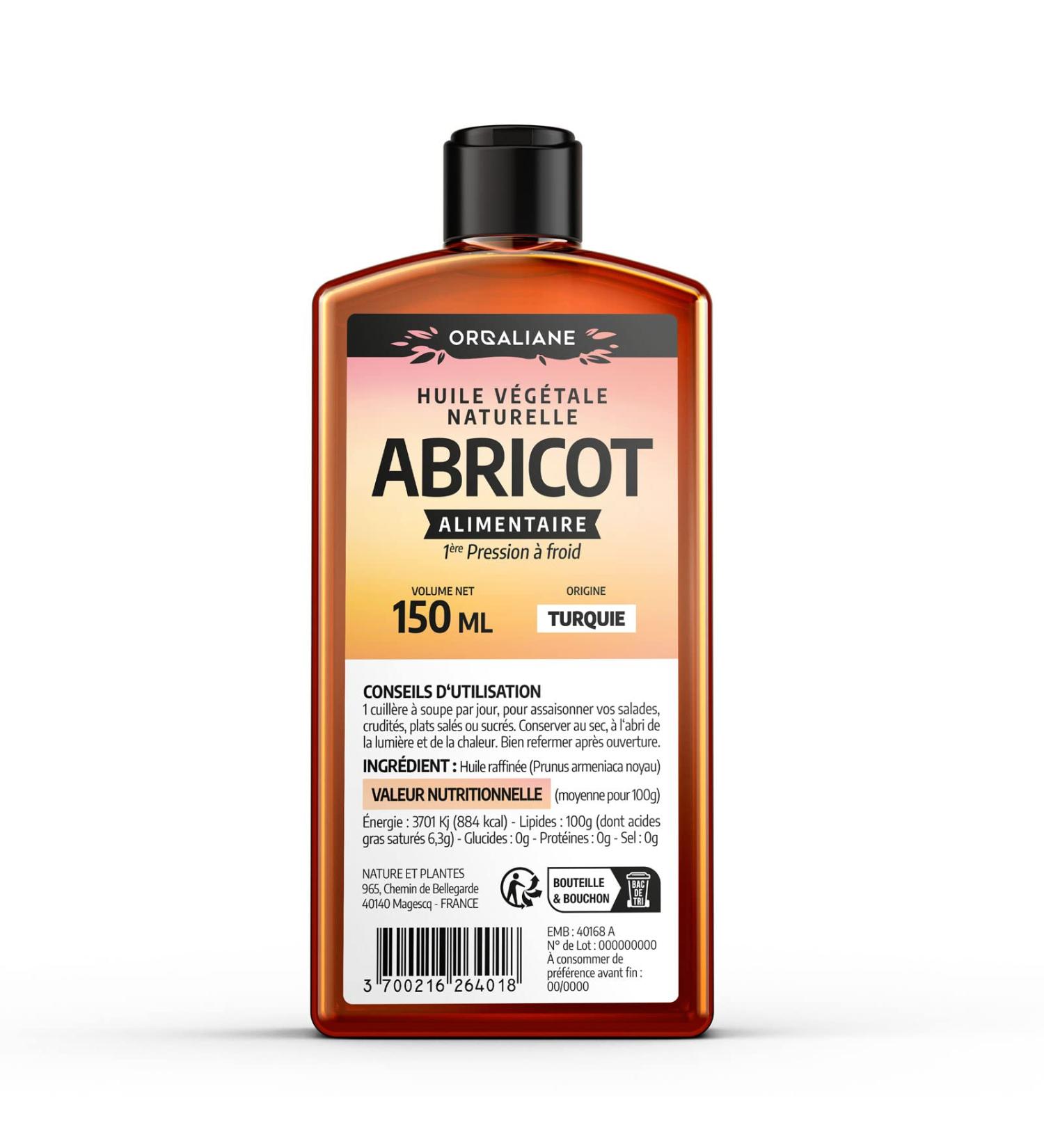 Apricot Kernel Oil 150ml - 100% Pure and Natural - Buy Online on GoSupps.com