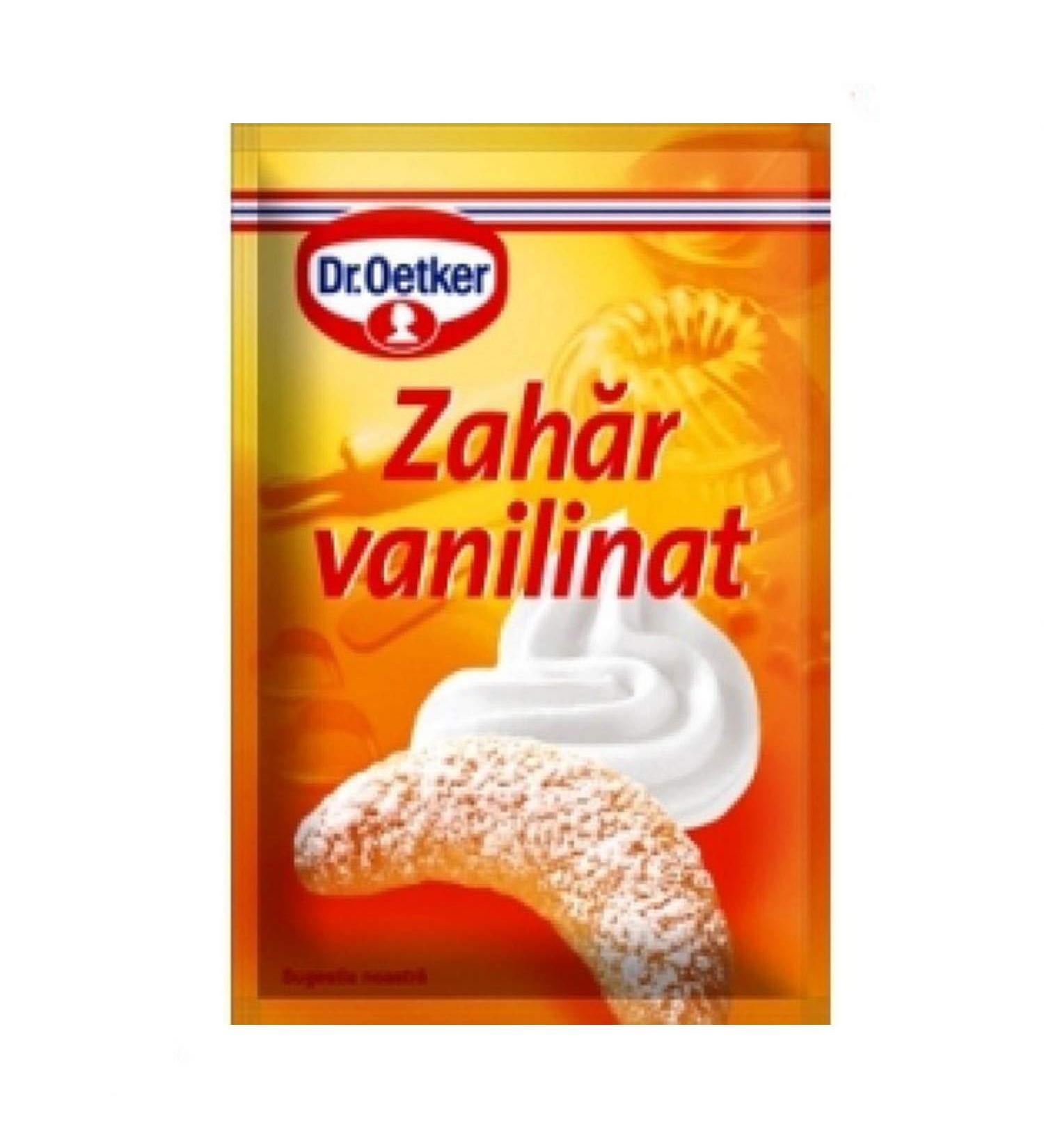 10 Bags Vanilla Sugar Dr. Oetker Zahar Vaniliat 8g/Bag - Buy Online on GoSupps.com