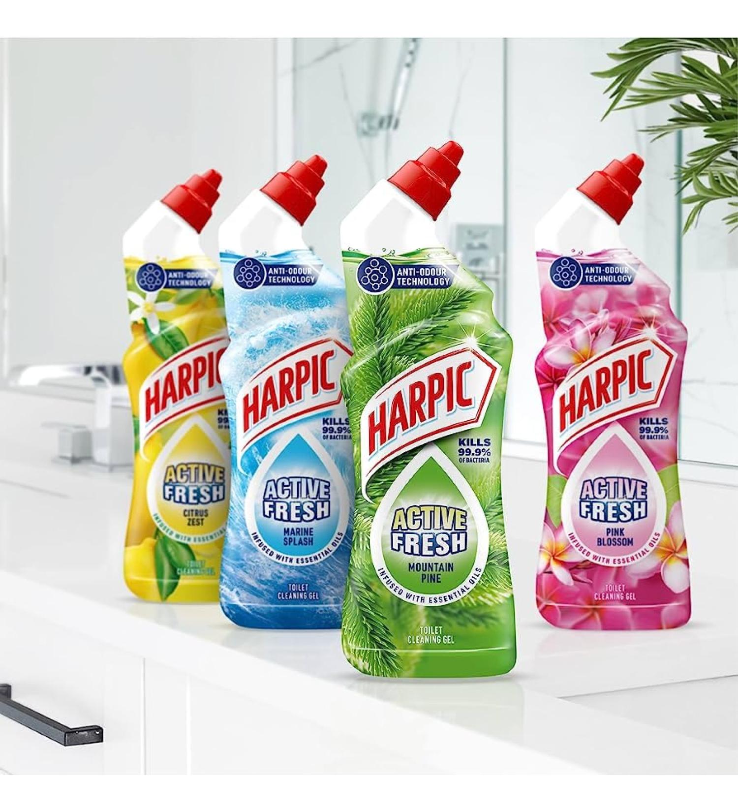 3 harpic toilet cleaner gel 750 ml (random mix 1 of each) vie belle bundle - Buy Online on GoSupps.com