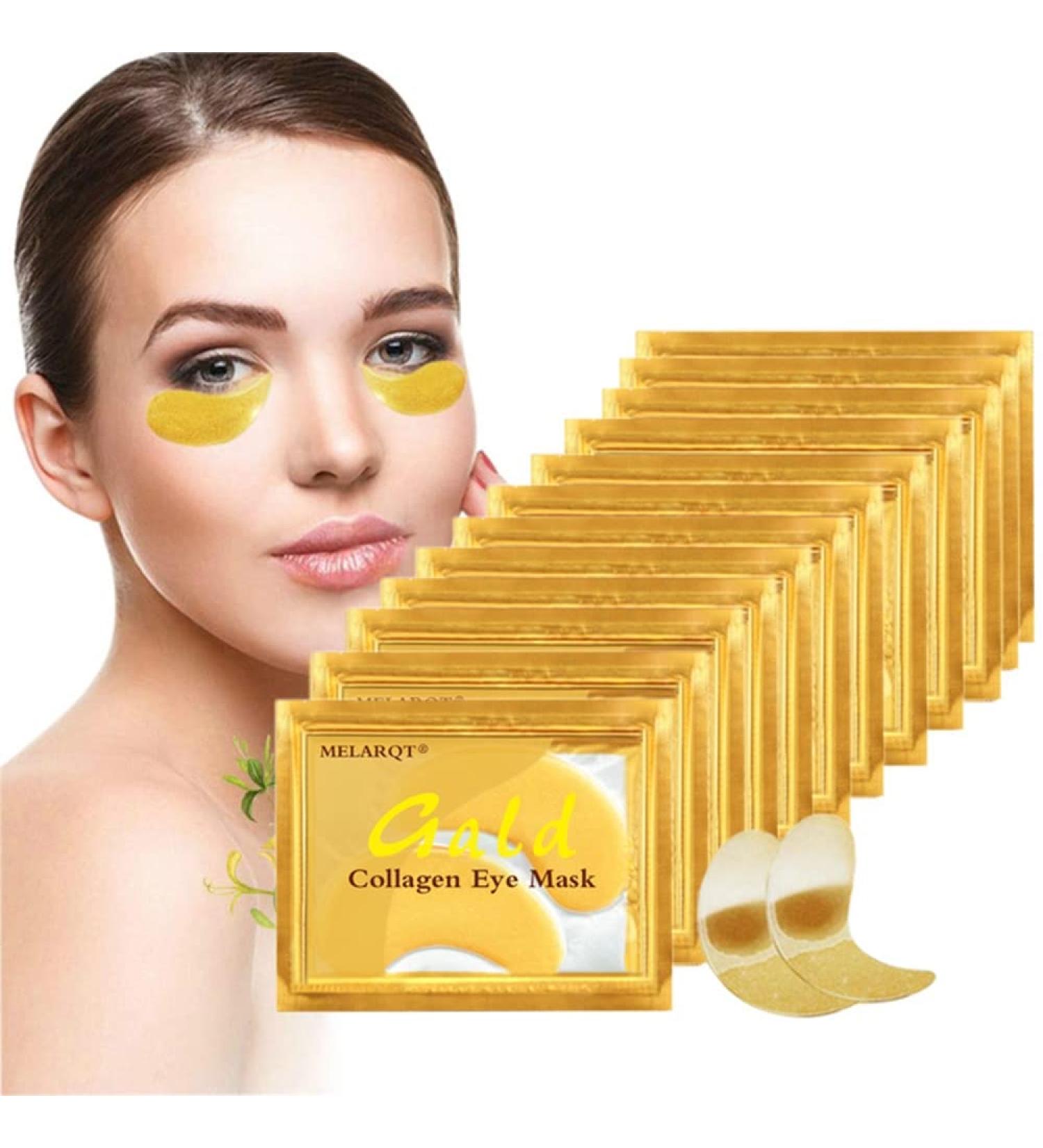 30 Pairs Gold Collagen Eye Masks - Anti-Aging Pads for Dark Circles Puffiness & Moisture Donation - International Shipping - Buy Online on GoSupps.com