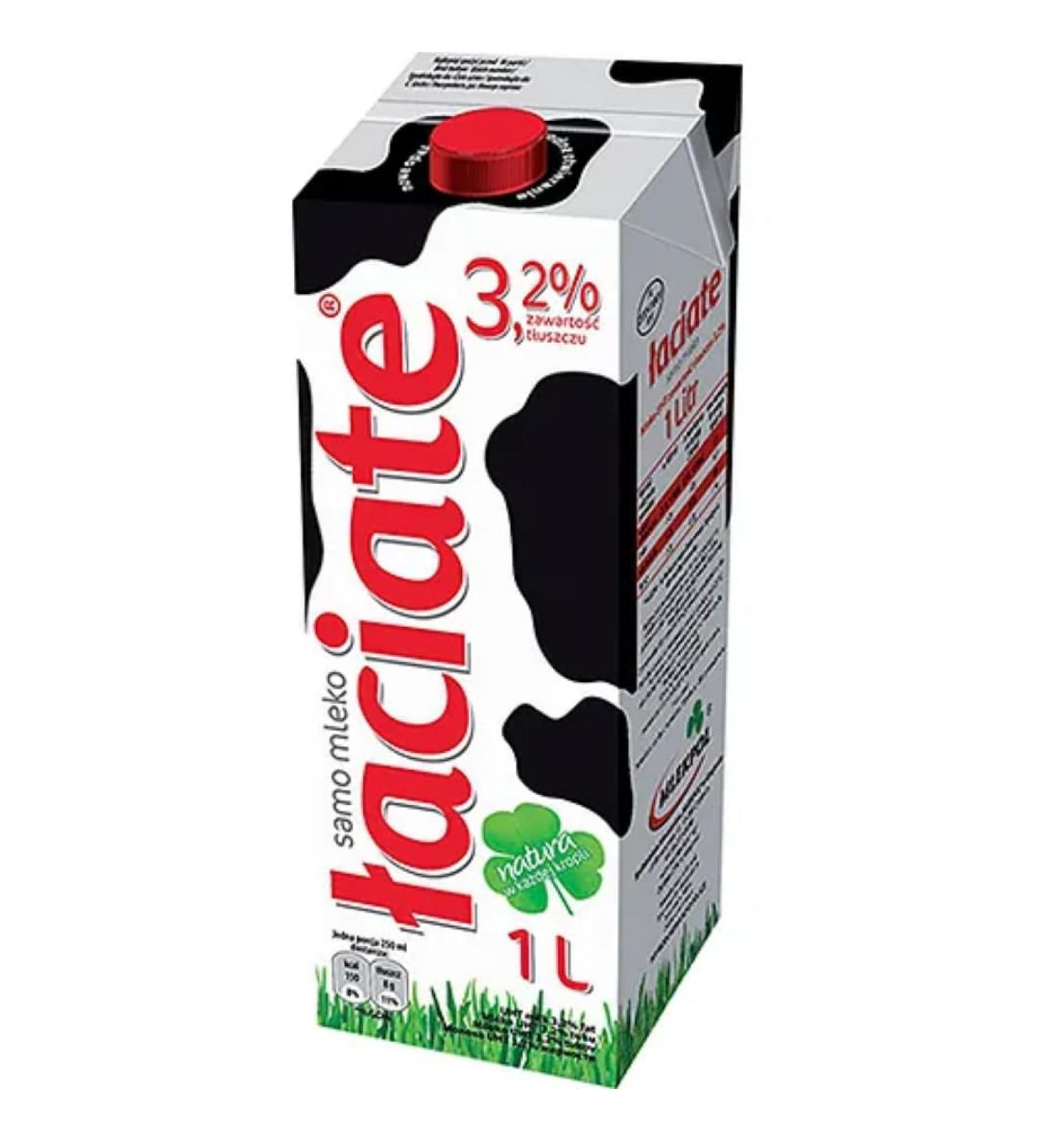 Laciate Red Milk 3.2% Fat UHT Milk1000 Mililiter - Buy Online on GoSupps.com