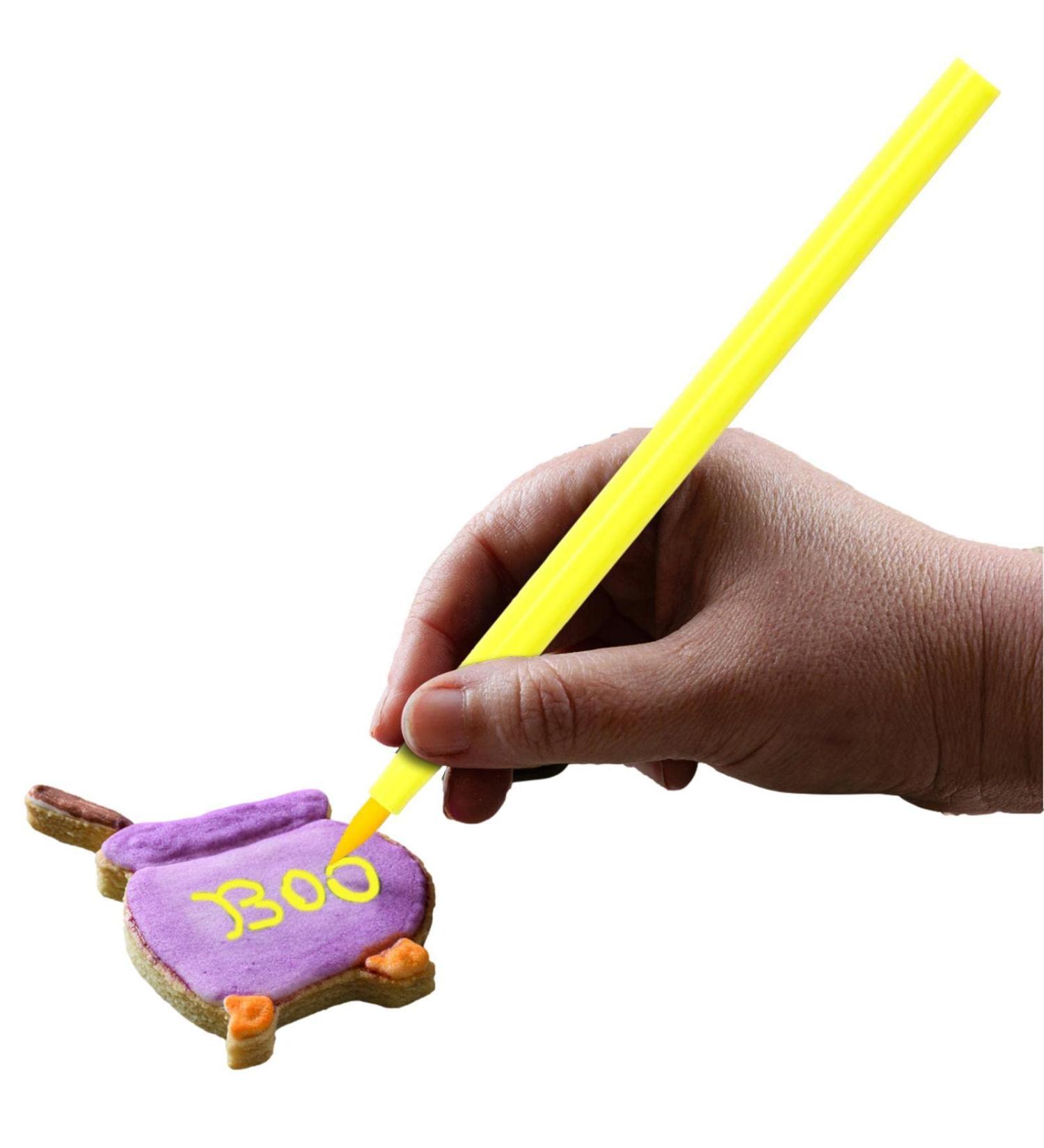 Food Coloring Markers | Food Grade Gourmet Writers for Cake Ultra Fine Edible Markers for Decorating Fondant Cakes Cookies Frosting Easter Yellow - Buy Online on GoSupps.com