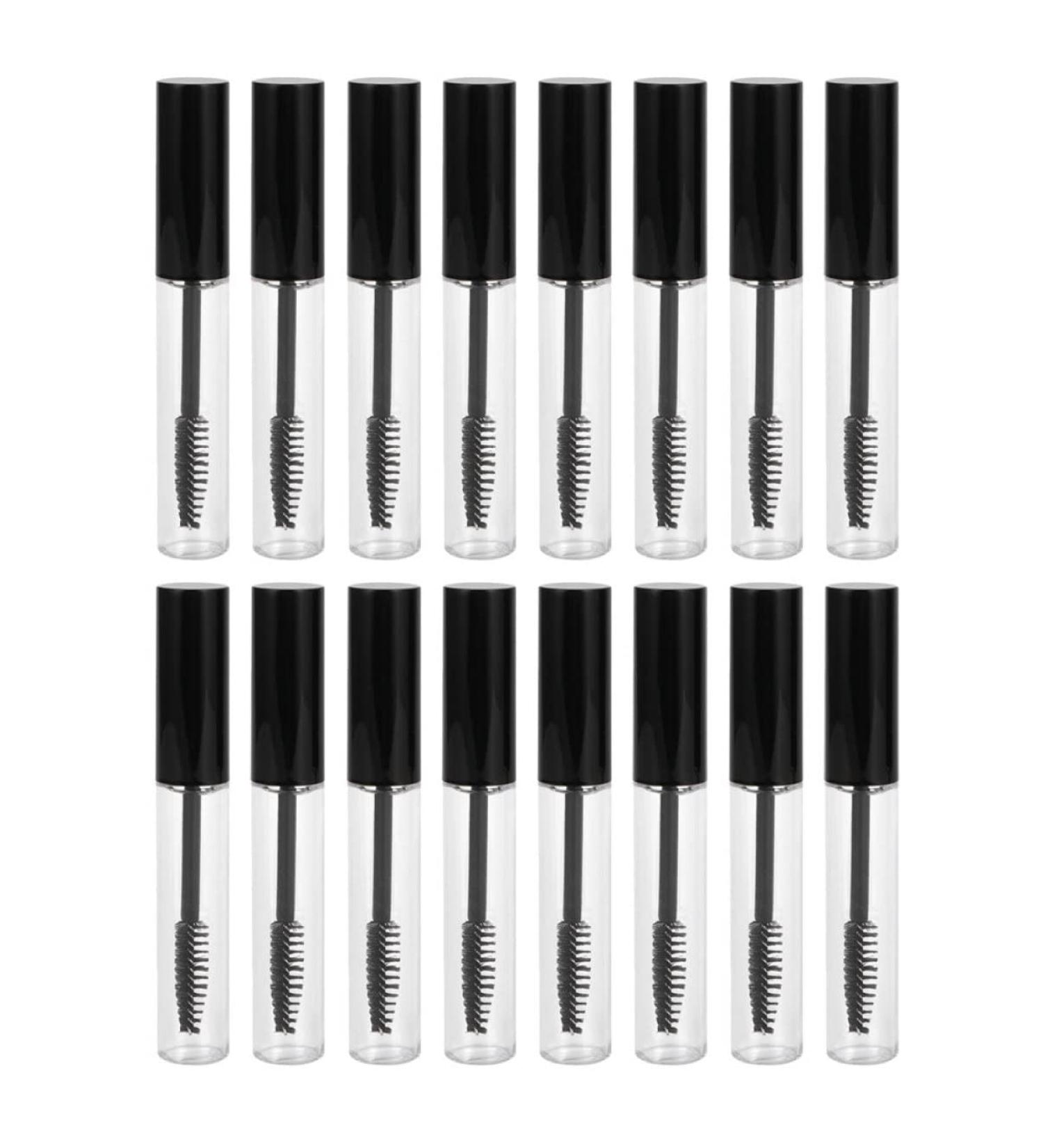 LALADEFIEE 16pcs Mascara Tube Refillable Eyelash Bottle Transparent Balm Tube Clear Lip Containers Plastic - Buy Online on GoSupps.com