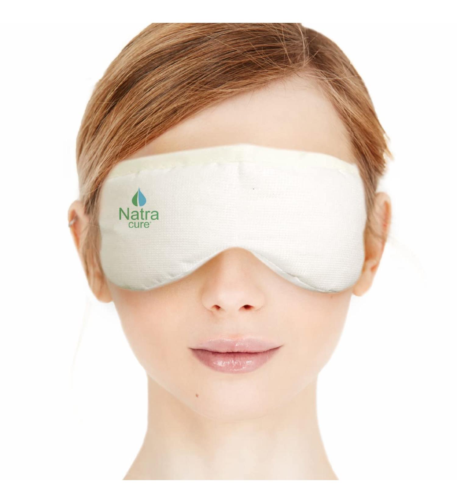 NatraCure Moist Heat Eye Compress - Hot/Cold Microwavable Mask for Dry/Tired Eyes - Relief for Blepharitis, Styes, and Swollen Eyes - Buy Online on GoSupps.com