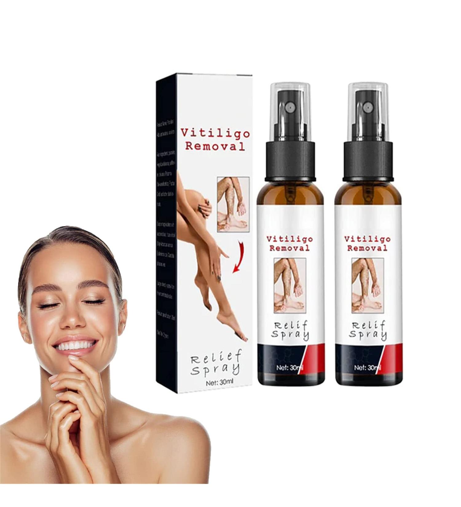 Zinbole Vitiligo Relief Spray - 2 PCS Set for Skin Repair & Treatment | Reduce White Spots with Vitiligo Care Spray - Buy Online on GoSupps.com