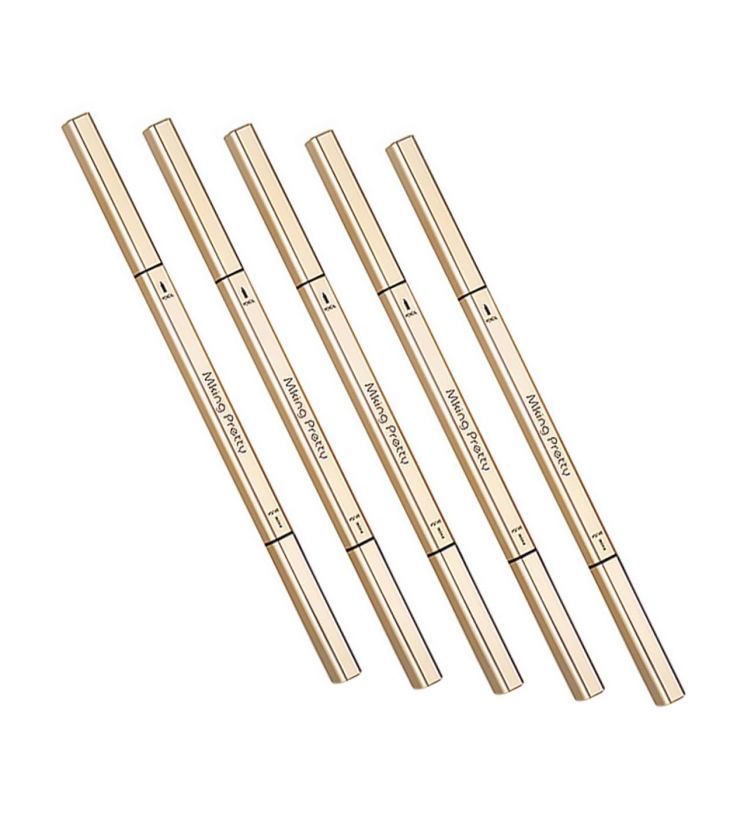 Gogogmee 5pcs Double Ended Eyebrow Pencil Double End Eyebrow Pen Eyebrow Pens Waterproof Eyebrow Pen Plastic - Buy Online on GoSupps.com