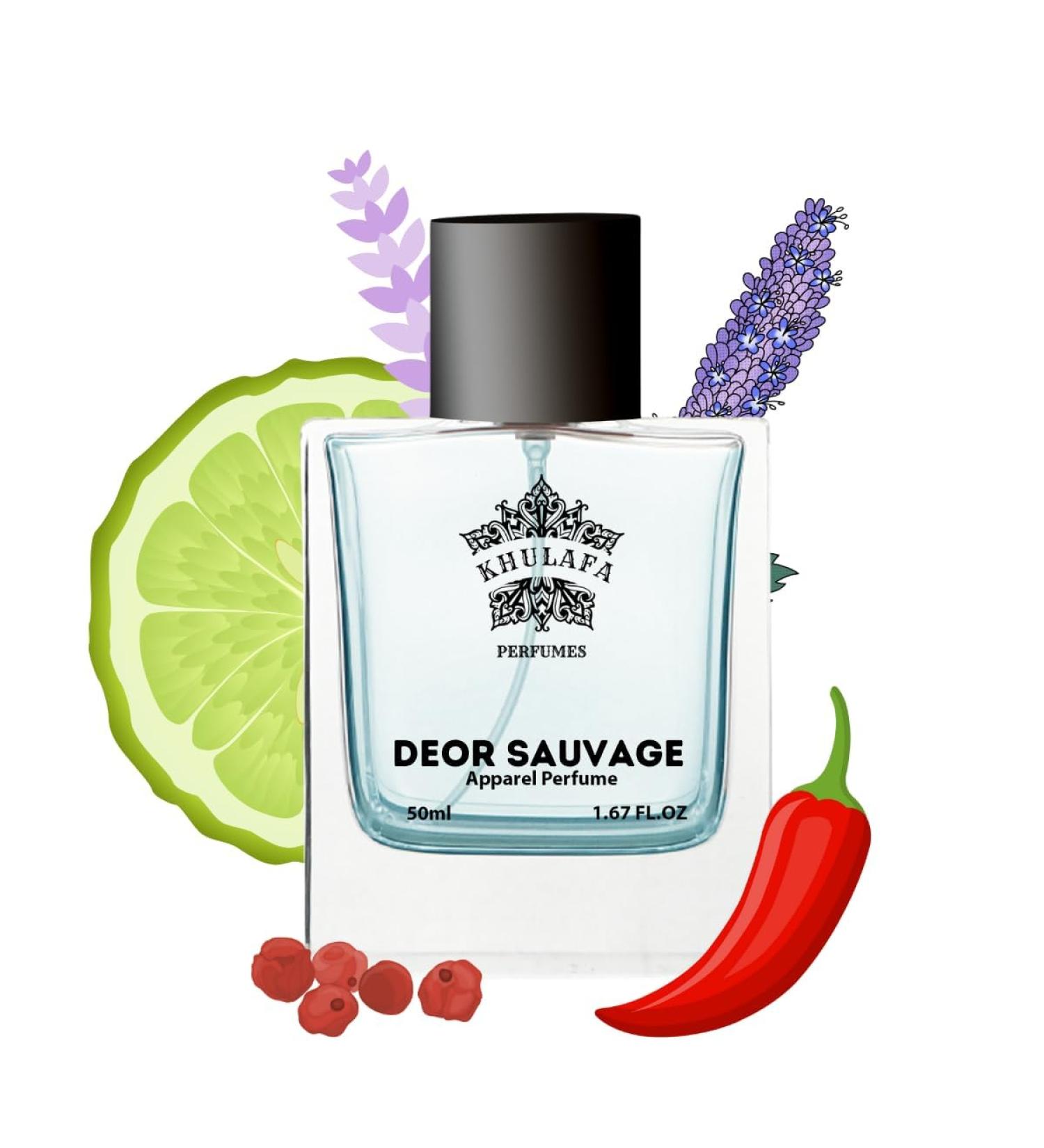 Deor Sauvage Perfume For Men | Woody Aromatic Fragrances | Long Lasting Mens Perfume | Fragrance Sutaible for Any Occasion | Gift For Him - Buy Online on GoSupps.com