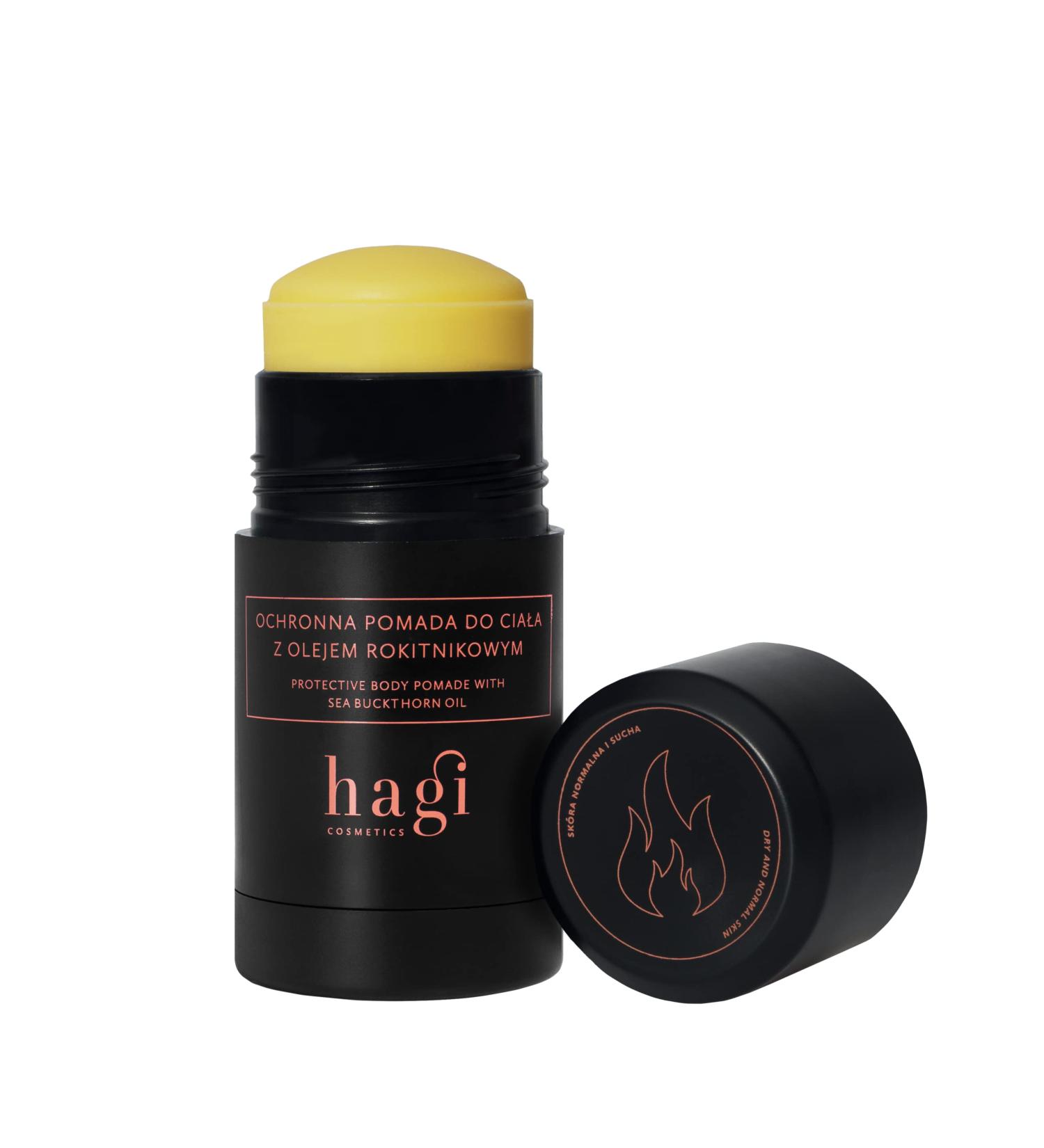 Hagi Protective Body Pomade with Sea Buckthorn Oil - Nourishing Body Lotion for Dry & Normal Skin | 75ml | Shop Internationally - Buy Online on GoSupps.com