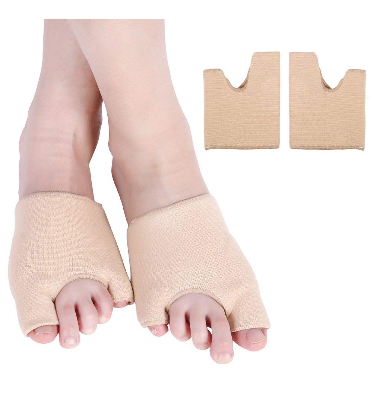 Orthopedic Bunion Corrector 2 Pair - Hallux Valgus Splint & Toe Separator Sleeves for Women Men (S) - Buy Online on GoSupps.com