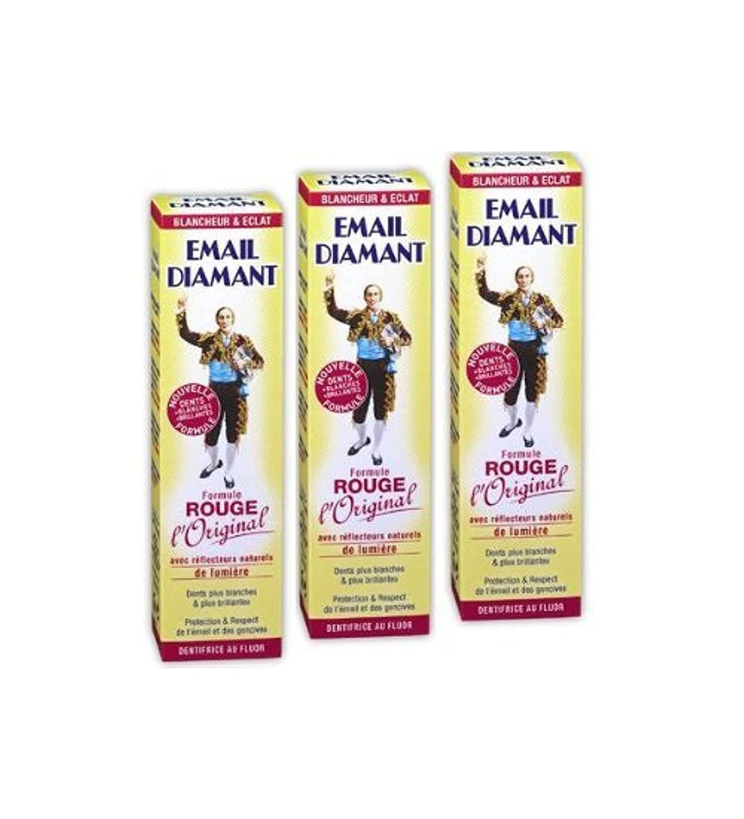 Email Diamond Toothpaste - Red 3 Pieces | Premium Whitening & Fresh Breath - International Shipping - Buy Online on GoSupps.com