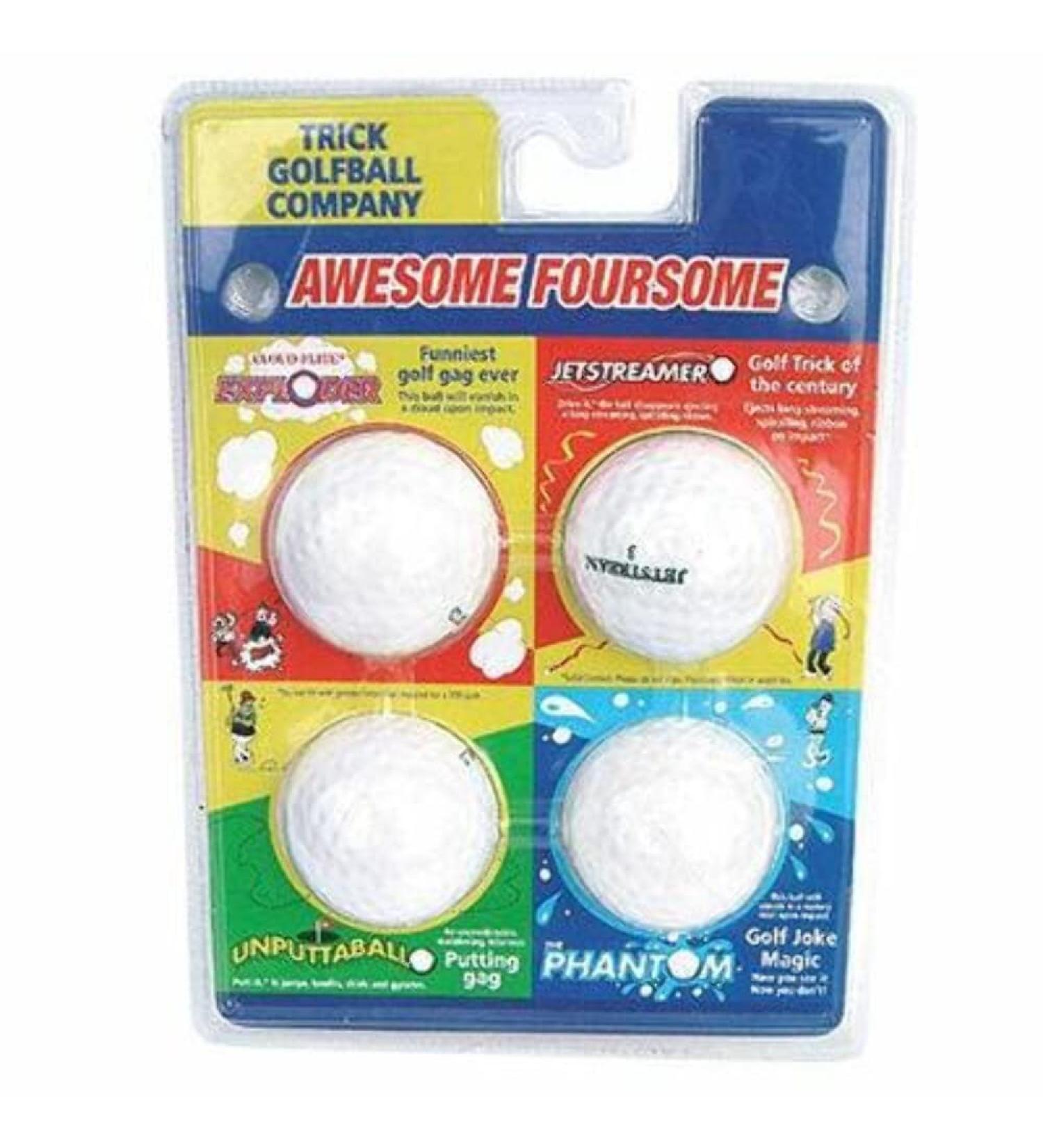 Loftus International The Awesome Foursome - The World's Best Trick Golf Balls, 3+ years
