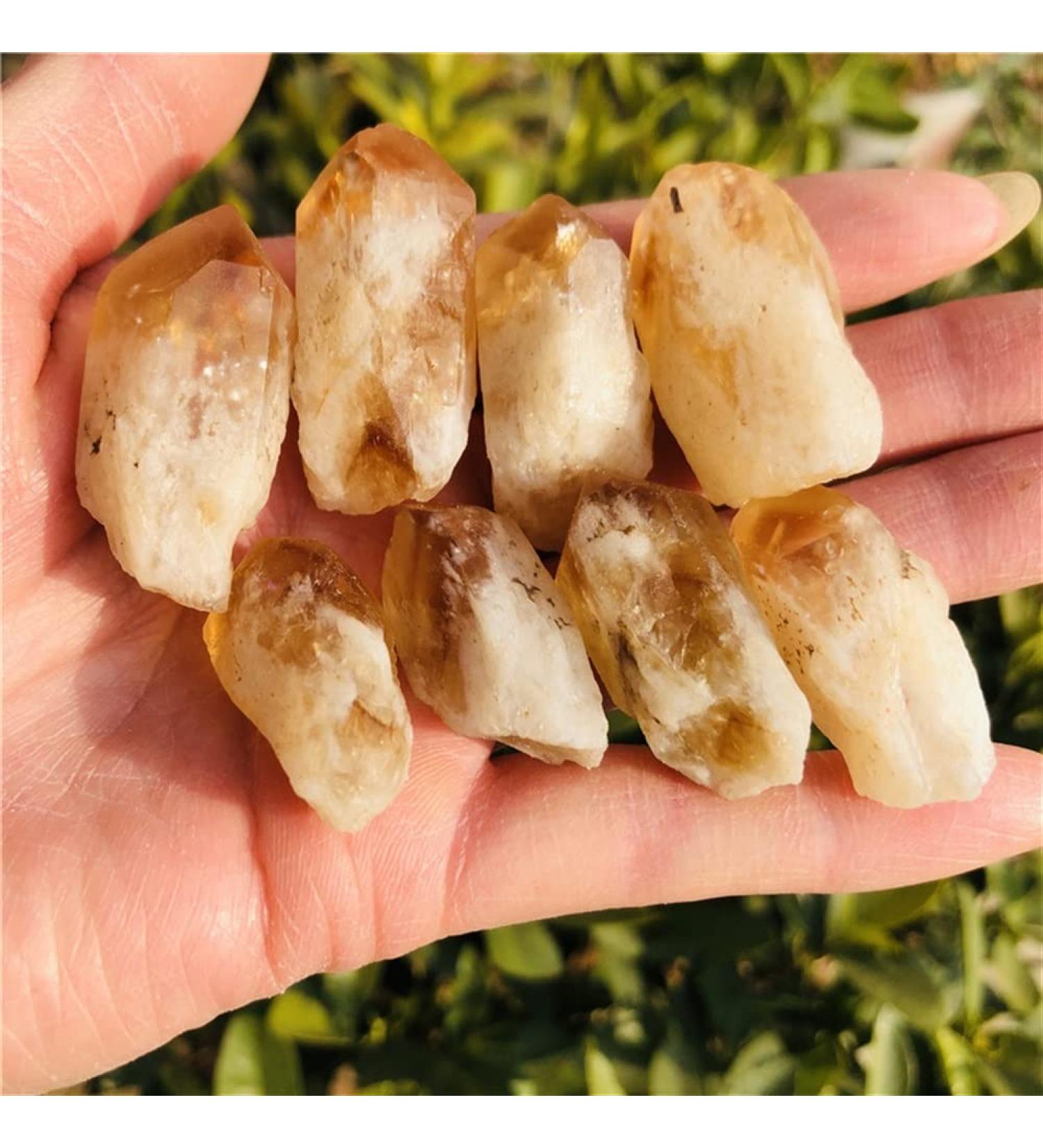 Natural Crystal Rough Natural Brazilian Topaz Ore Rock Specimen for Home Decor and DIY Gifts Stones (Size : 50g)