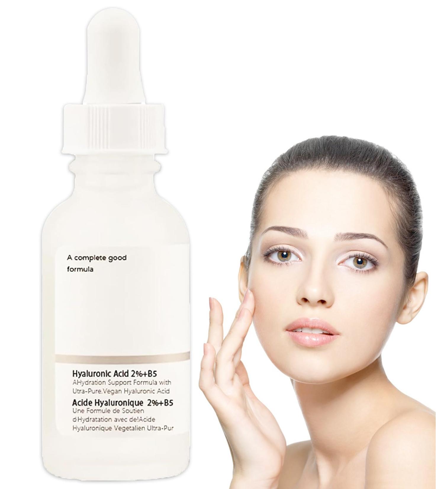 Hyaluronic Acid 2% + B5 30ML Hyaluronic Acid Serum for Face Dark Spot Remover for Face Hyaluronic Acid Face Moisturize Skincare Serum for Face to Plump and Smooth Skin for All Skin Types Skin Care - Buy Online on GoSupps.com